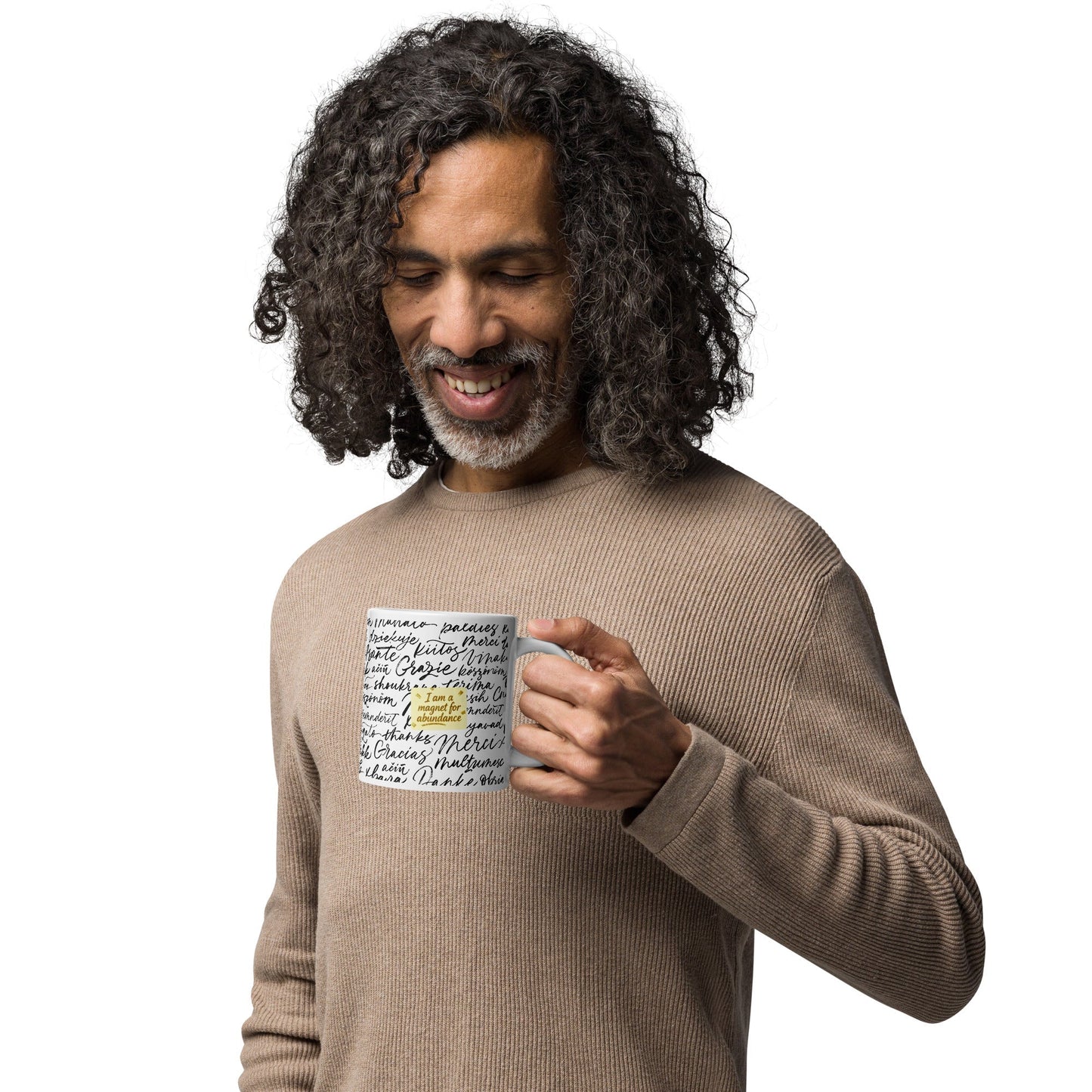 MDB Co. Magnetic Gratitude Ceramic Coffee Mug