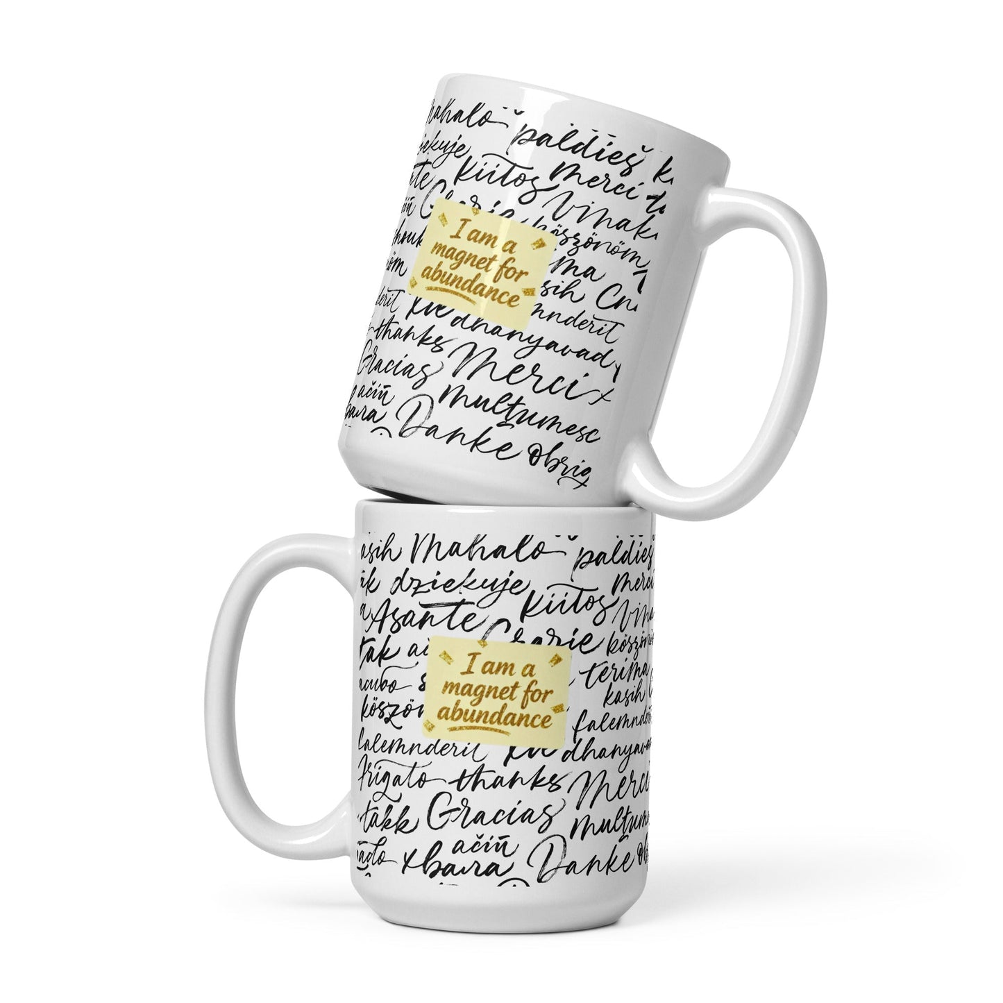 MDB Co. Magnetic Gratitude Ceramic Coffee Mug