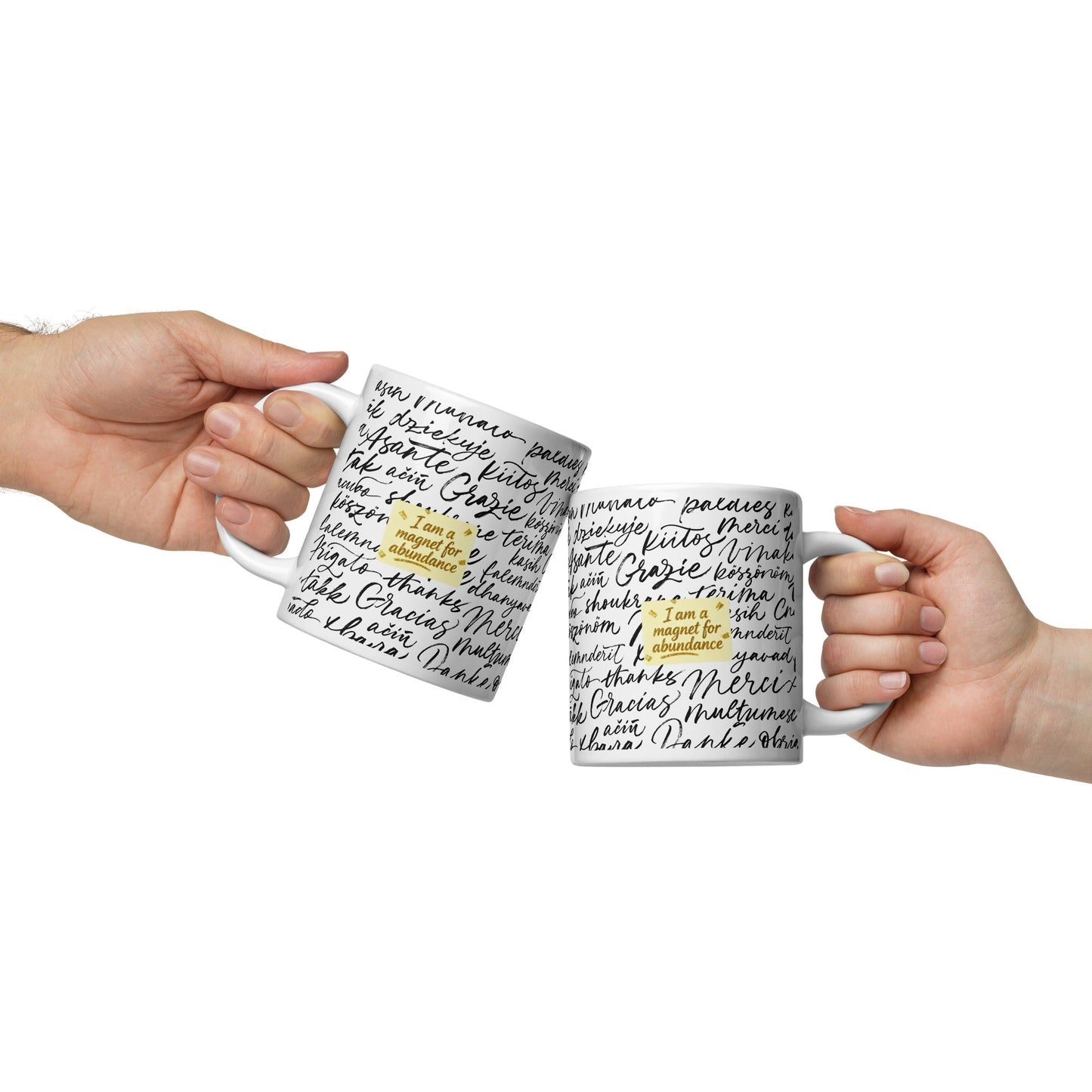 MDB Co. Magnetic Gratitude Ceramic Coffee Mug