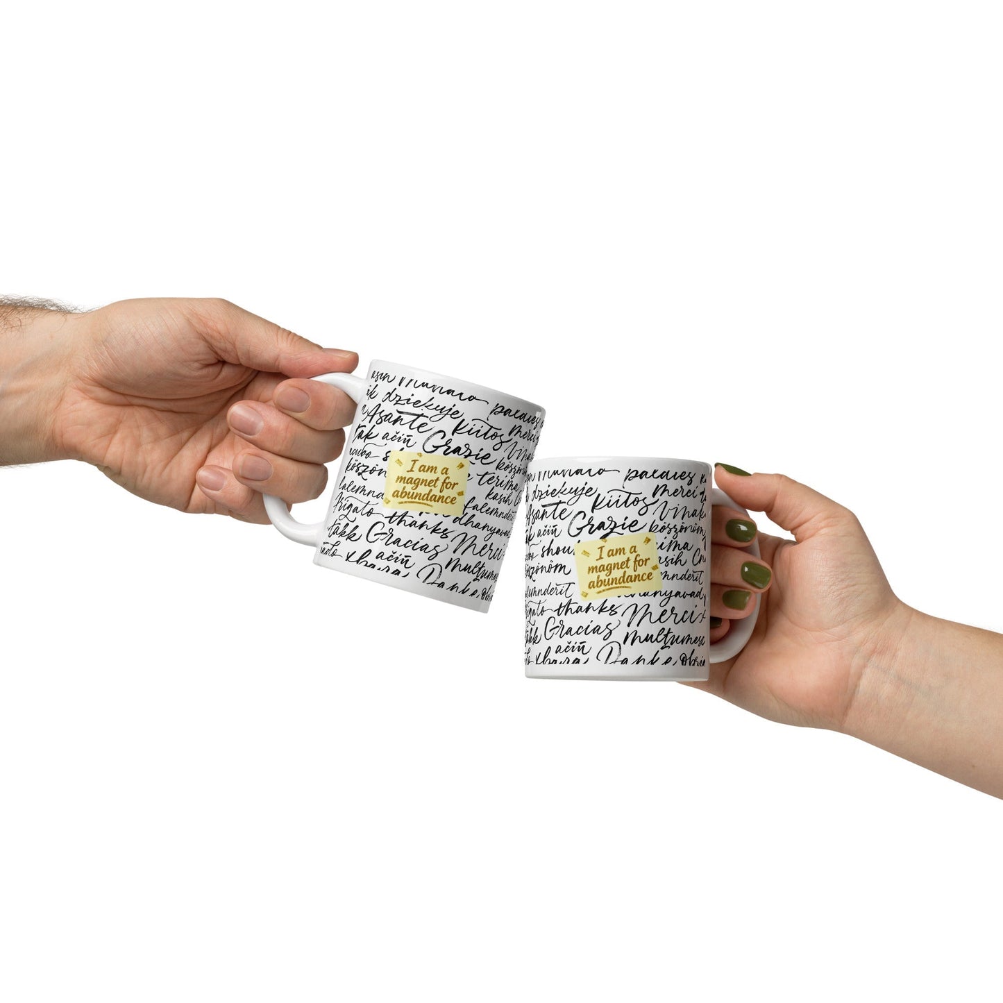MDB Co. Magnetic Gratitude Ceramic Coffee Mug