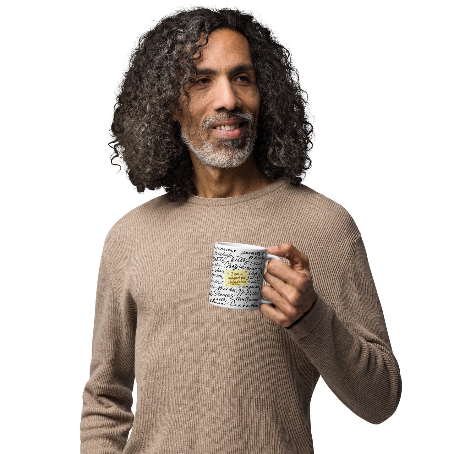 MDB Co. Magnetic Gratitude Ceramic Coffee Mug
