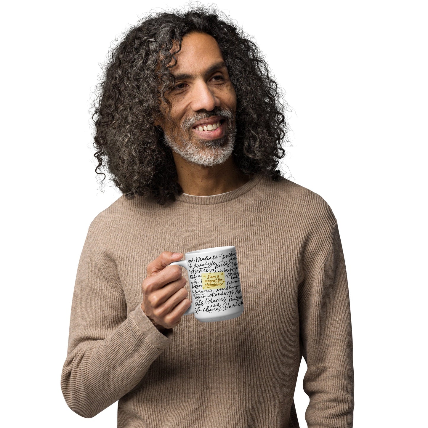 MDB Co. Magnetic Gratitude Ceramic Coffee Mug