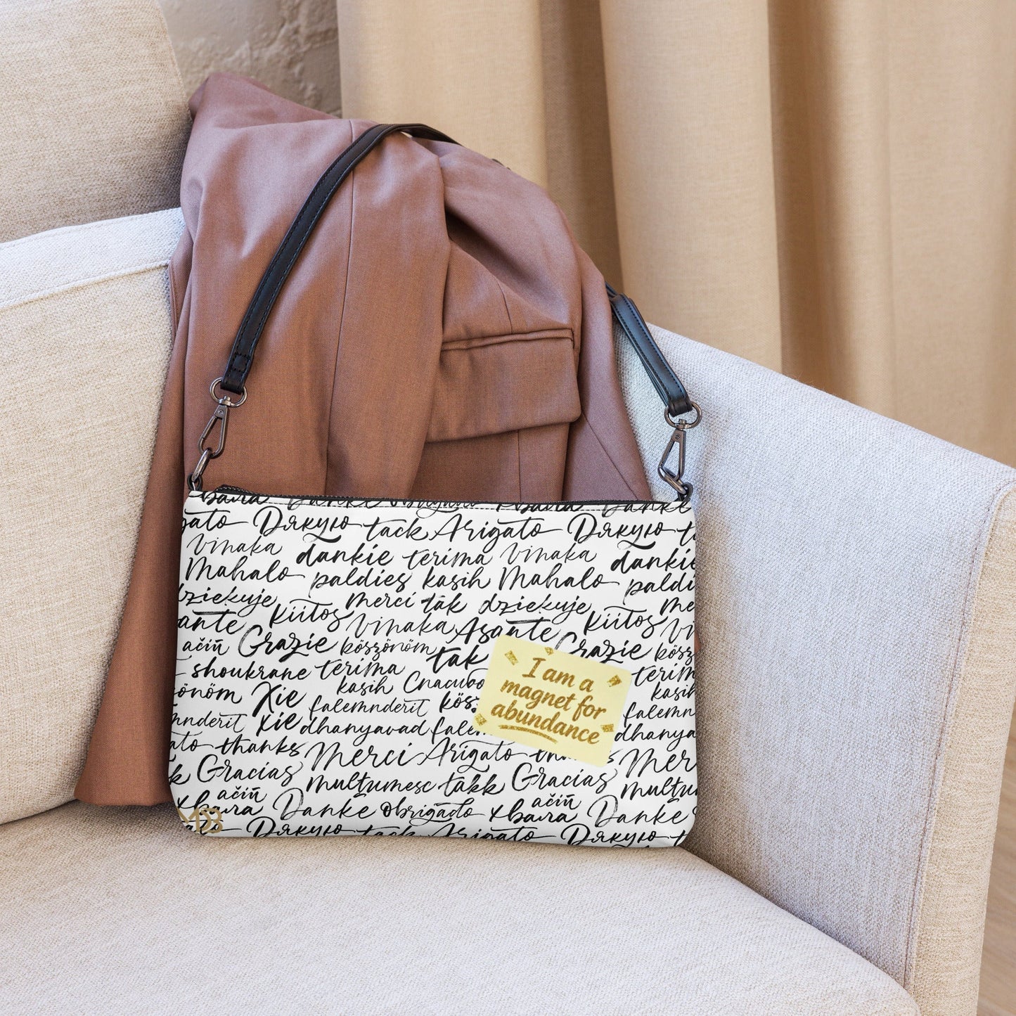 MDB Co. Magnetic Gratitude Crossbody bag