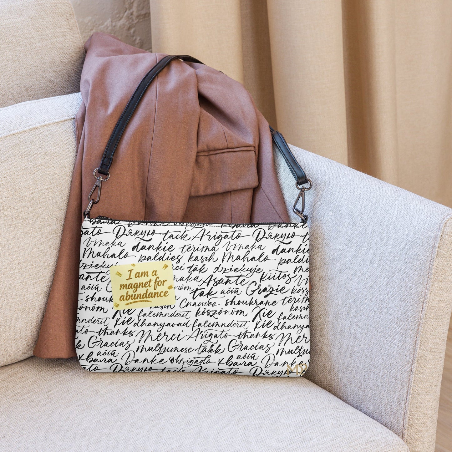 MDB Co. Magnetic Gratitude Crossbody bag