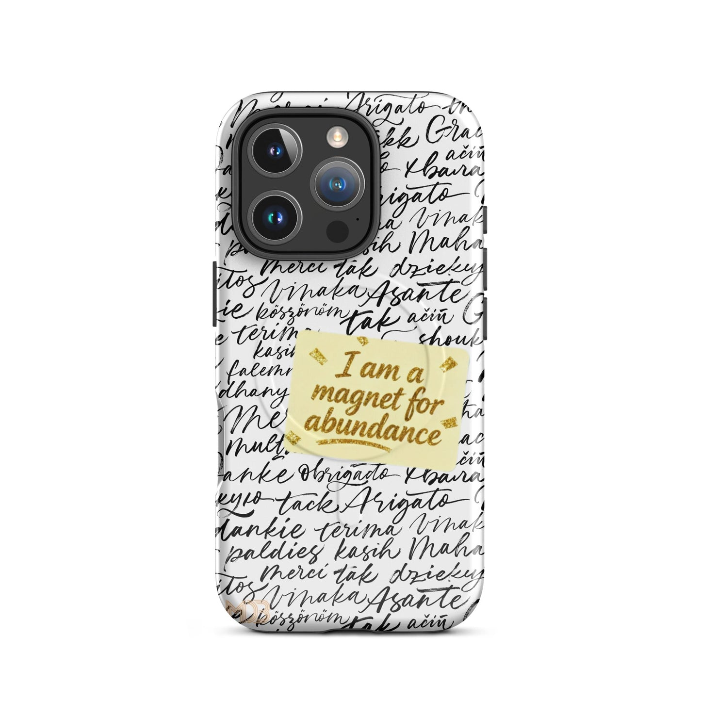 MDB Co. Magnetic Gratitude MagSafe® tough case for iPhone®