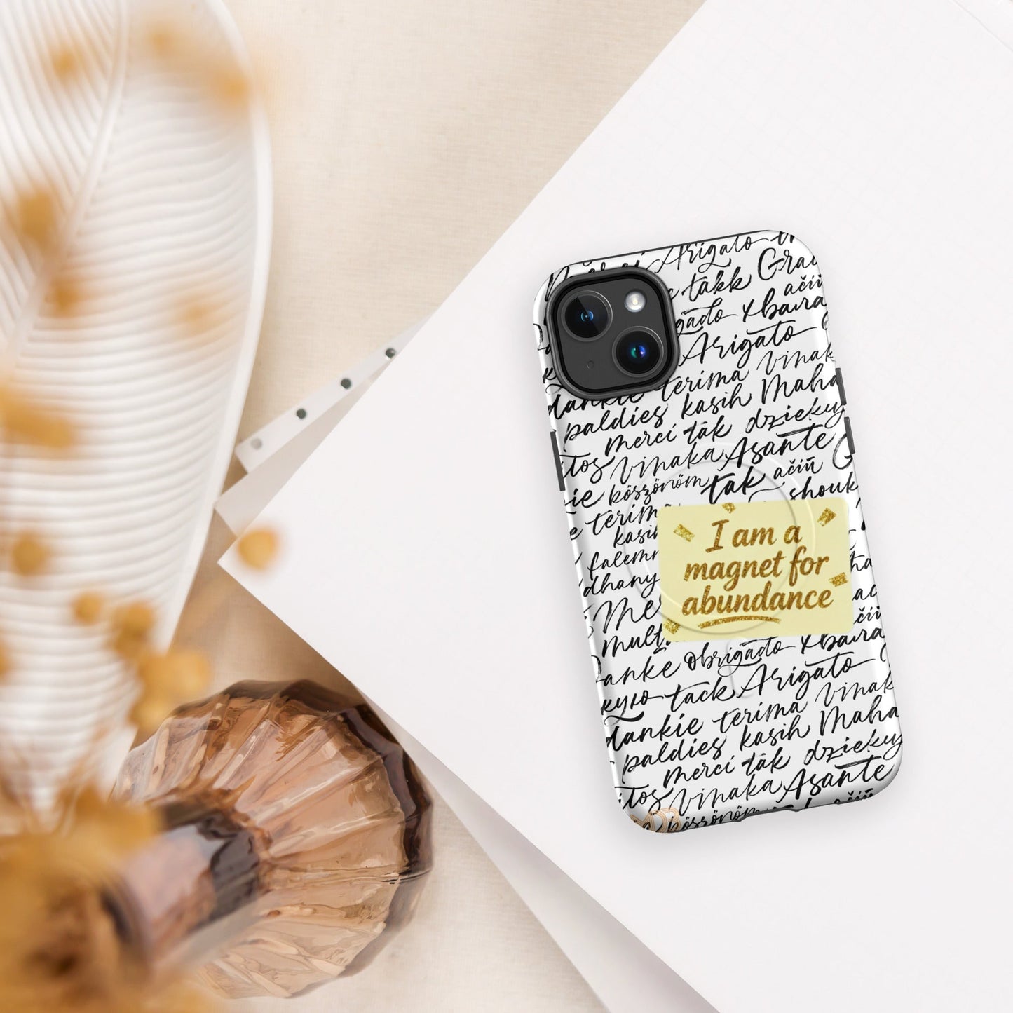MDB Co. Magnetic Gratitude MagSafe® tough case for iPhone®