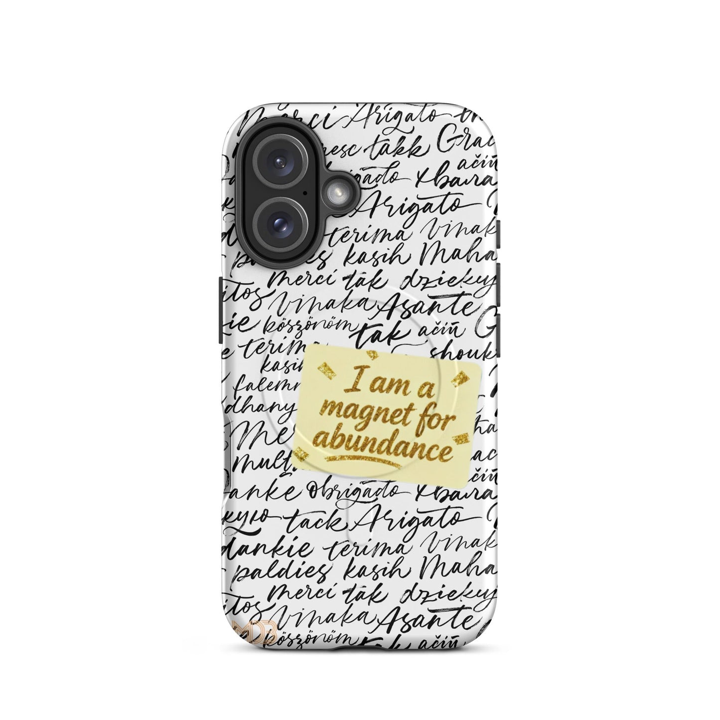 MDB Co. Magnetic Gratitude MagSafe® tough case for iPhone®