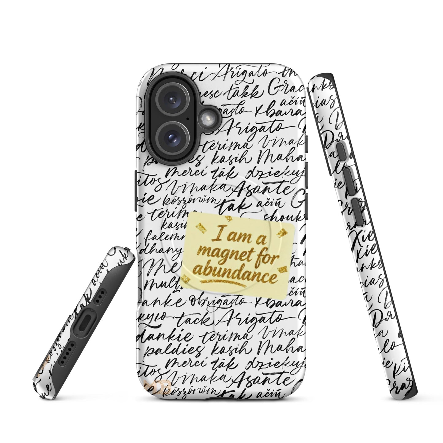 MDB Co. Magnetic Gratitude MagSafe® tough case for iPhone®