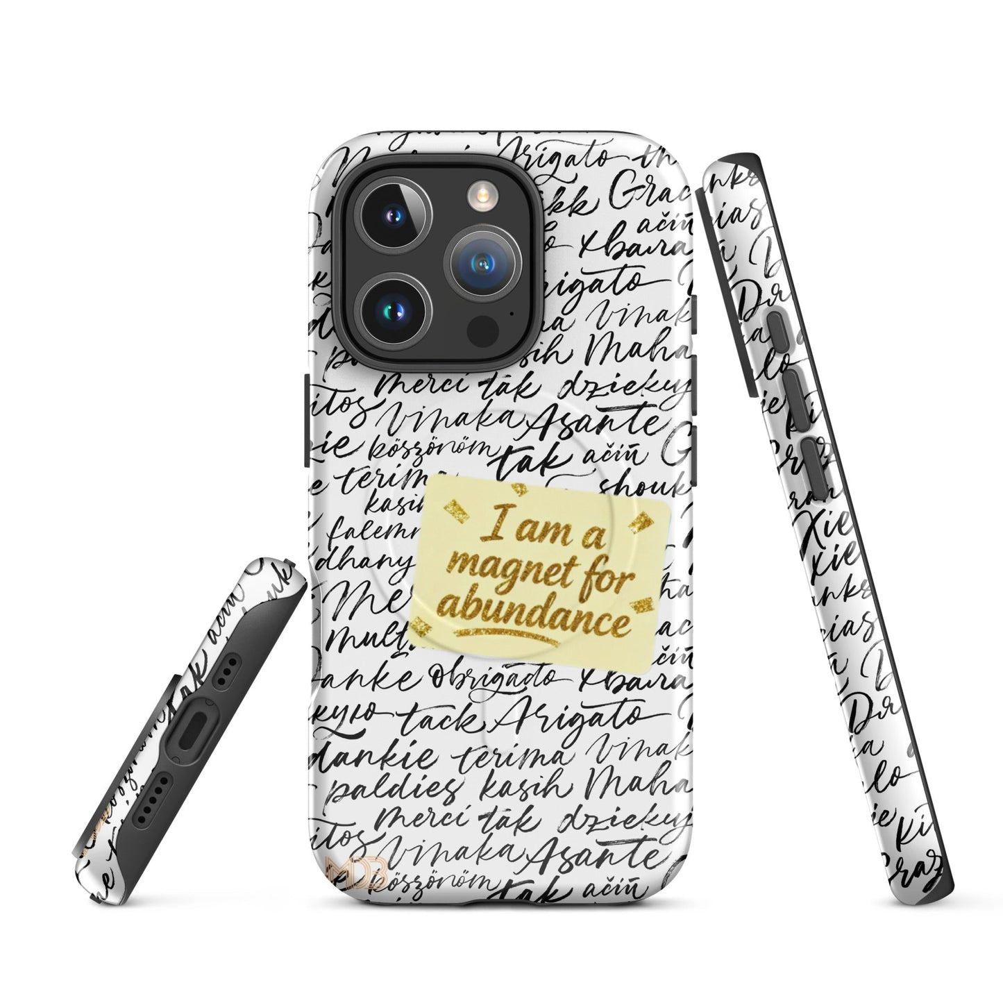 MDB Co. Magnetic Gratitude MagSafe® tough case for iPhone®