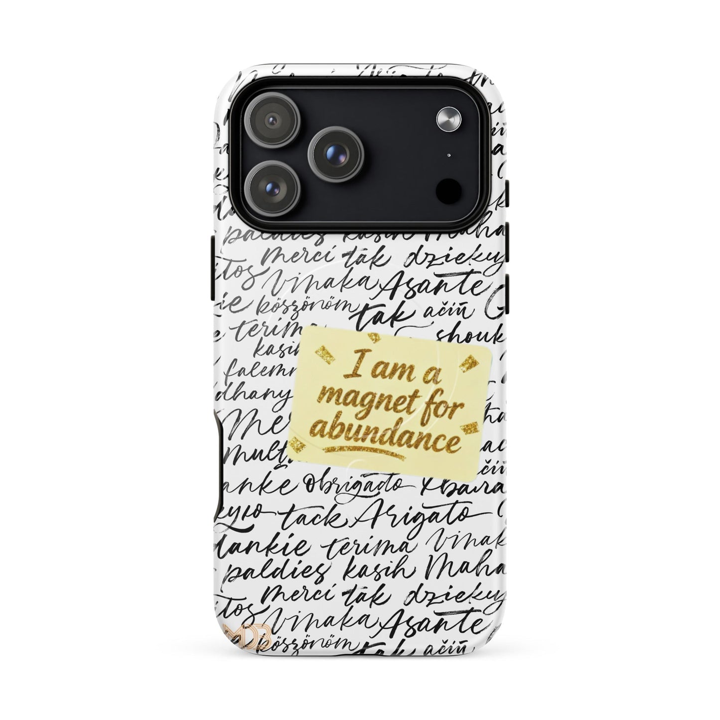 MDB Co. Magnetic Gratitude MagSafe® tough case for iPhone®