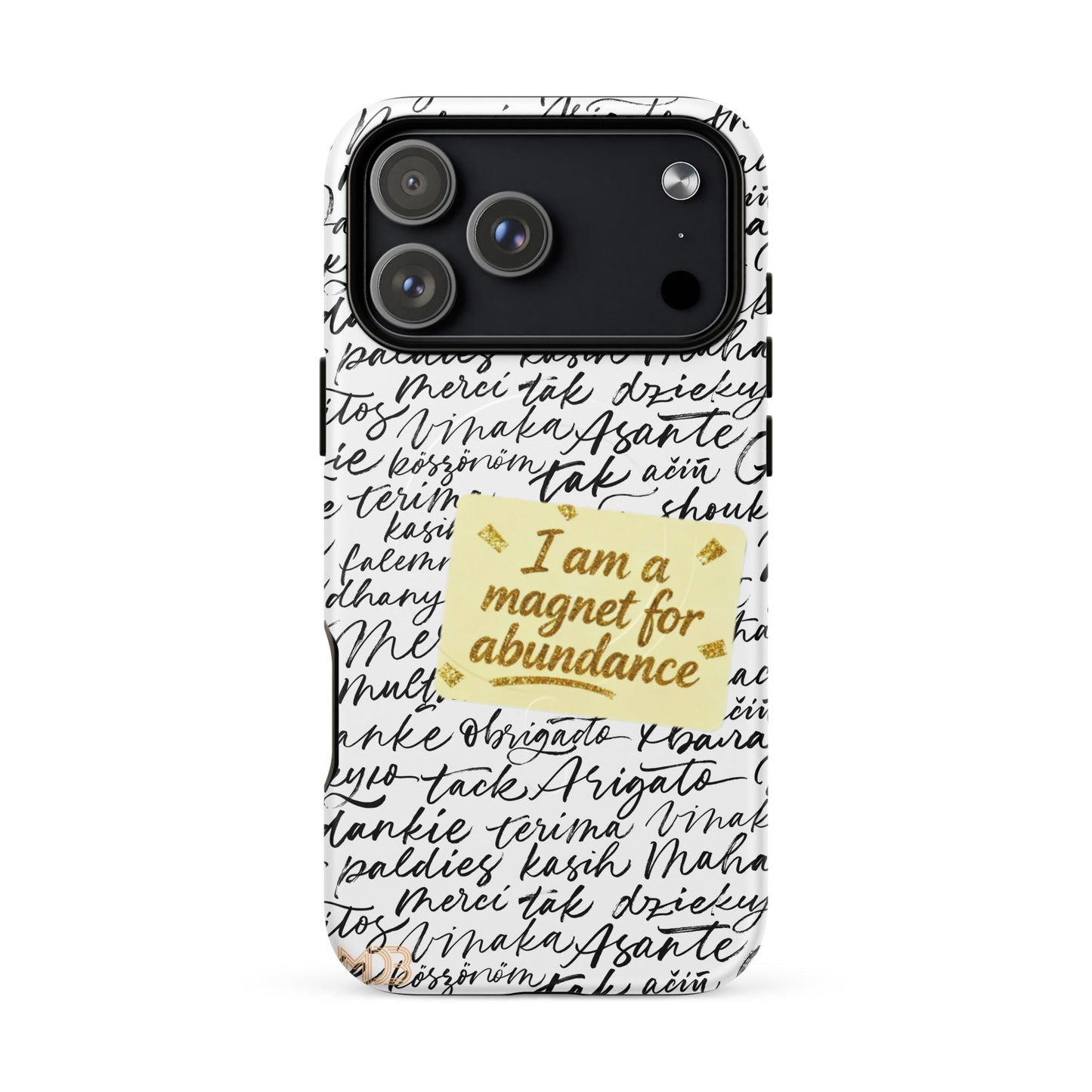 MDB Co. Magnetic Gratitude MagSafe® tough case for iPhone®