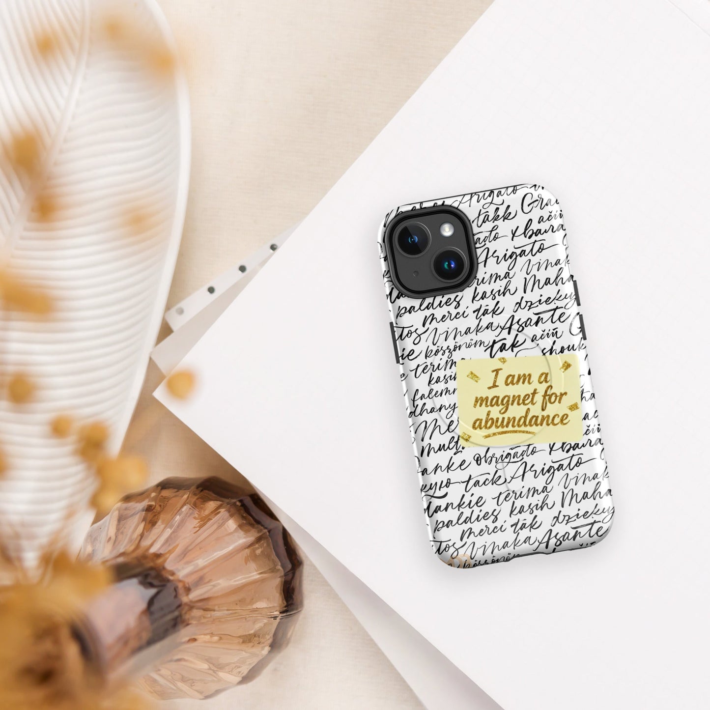 MDB Co. Magnetic Gratitude MagSafe® tough case for iPhone®