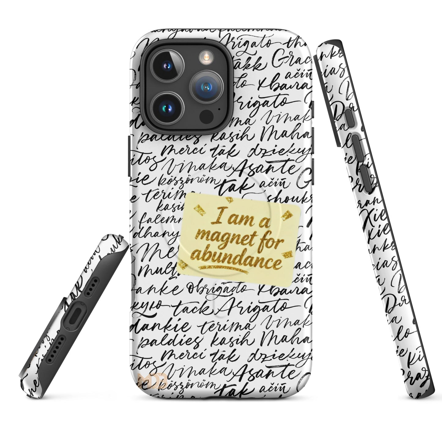MDB Co. Magnetic Gratitude MagSafe® tough case for iPhone®
