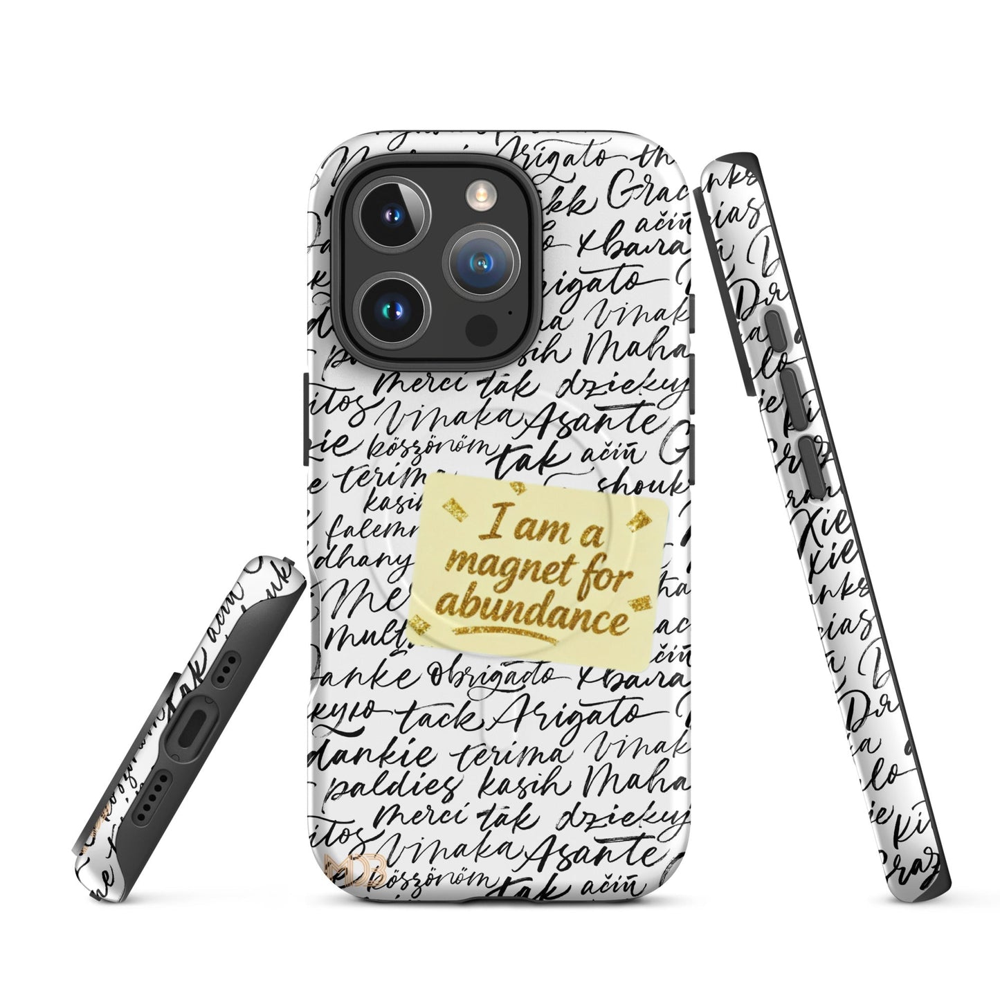 MDB Co. Magnetic Gratitude MagSafe® tough case for iPhone®