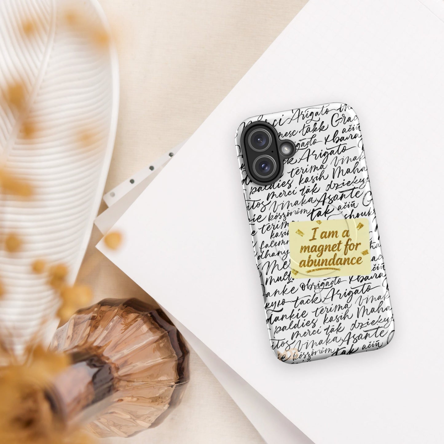 MDB Co. Magnetic Gratitude MagSafe® tough case for iPhone®