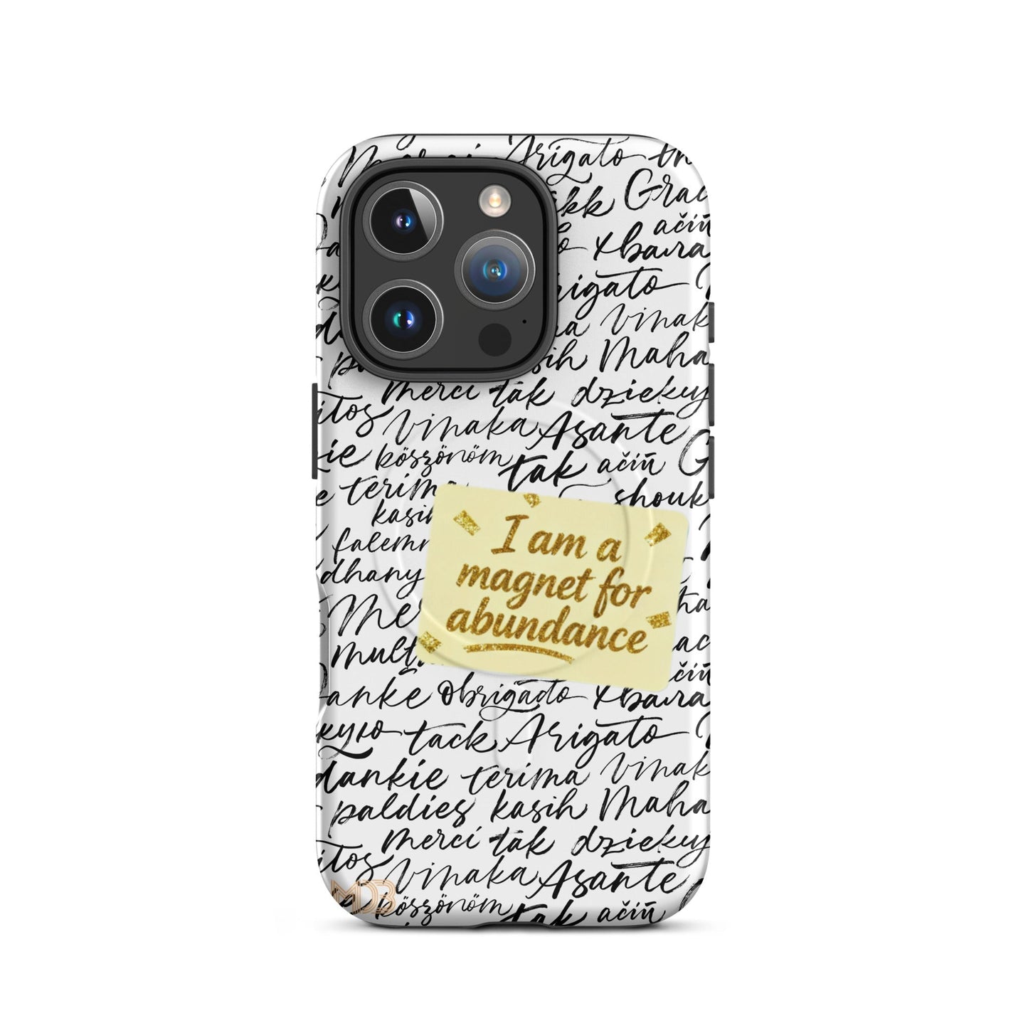 MDB Co. Magnetic Gratitude MagSafe® tough case for iPhone®