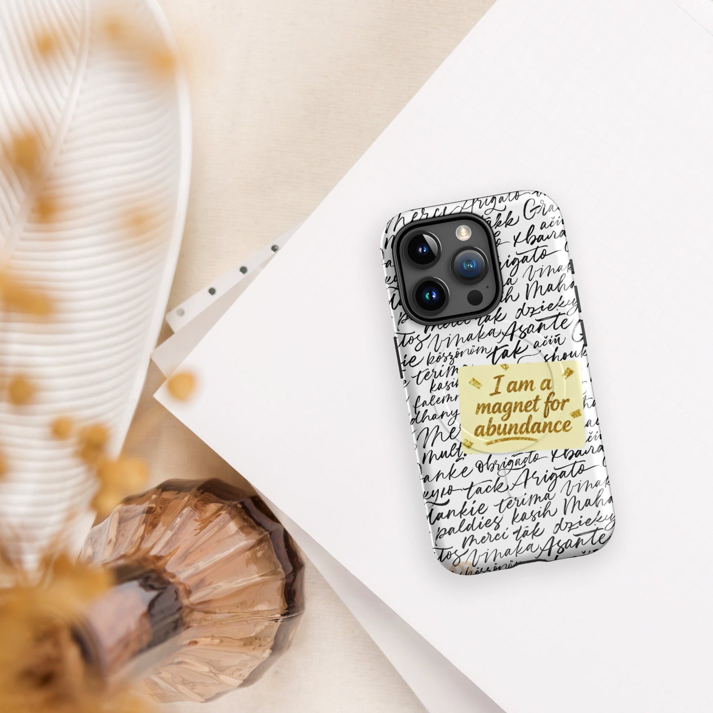 MDB Co. Magnetic Gratitude MagSafe® tough case for iPhone®