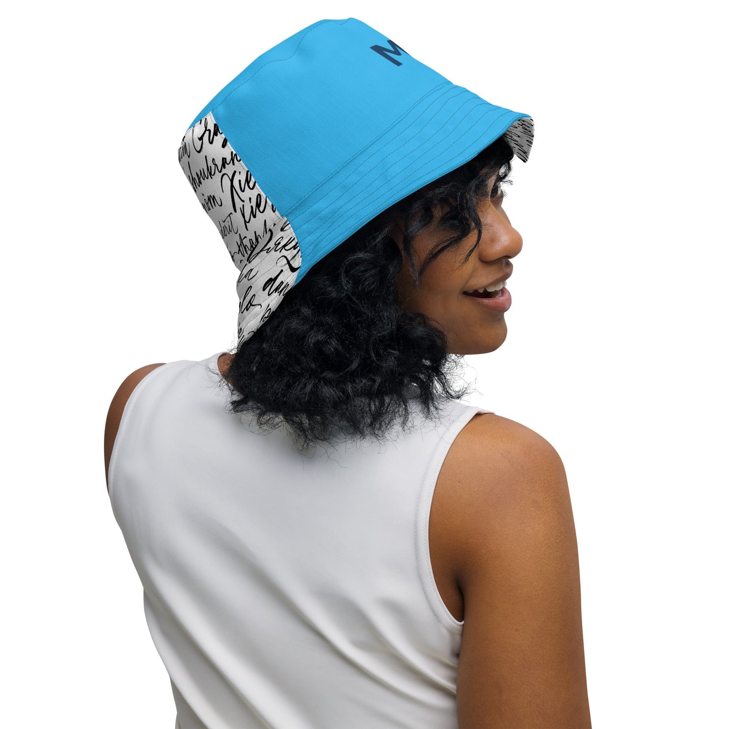 MDB Co. Magnetic Gratitude Reversible bucket hat