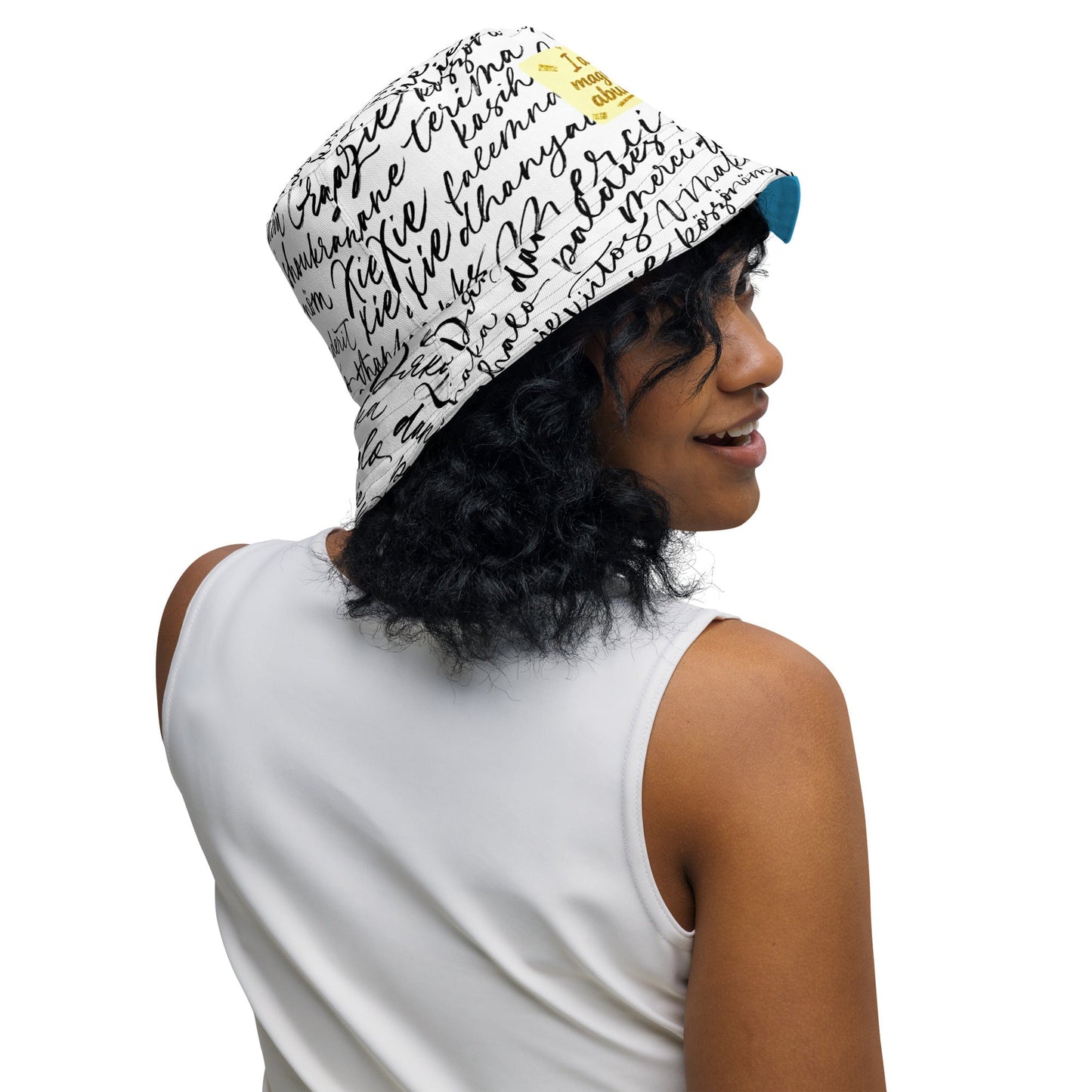 MDB Co. Magnetic Gratitude Reversible bucket hat
