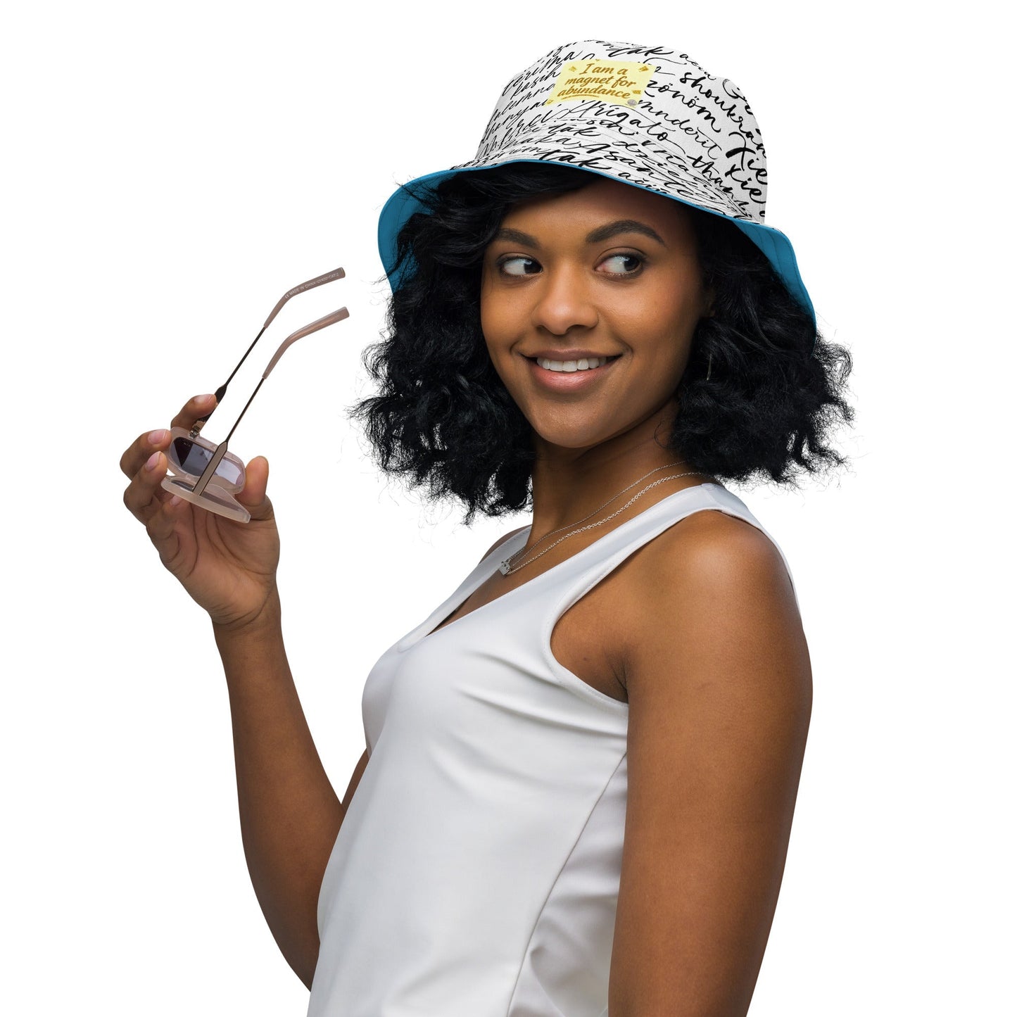 MDB Co. Magnetic Gratitude Reversible bucket hat