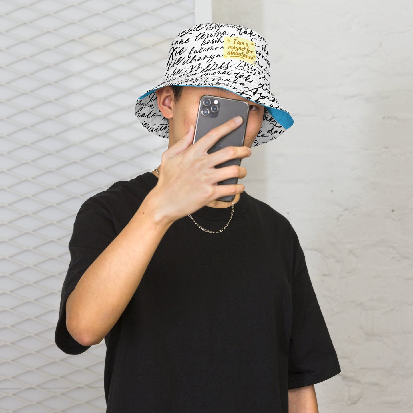 MDB Co. Magnetic Gratitude Reversible bucket hat