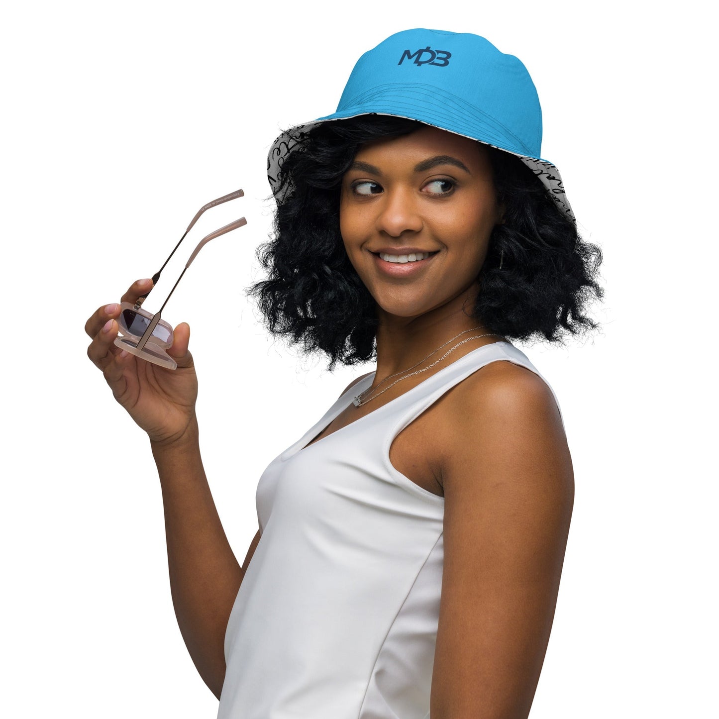 MDB Co. Magnetic Gratitude Reversible bucket hat