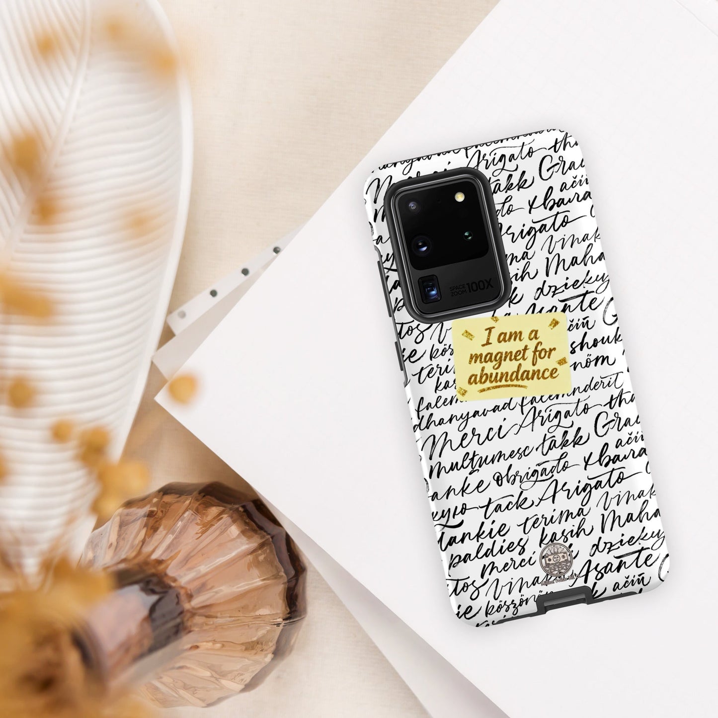 Funda resistente de gratitud magnética MDB Co. para Samsung®