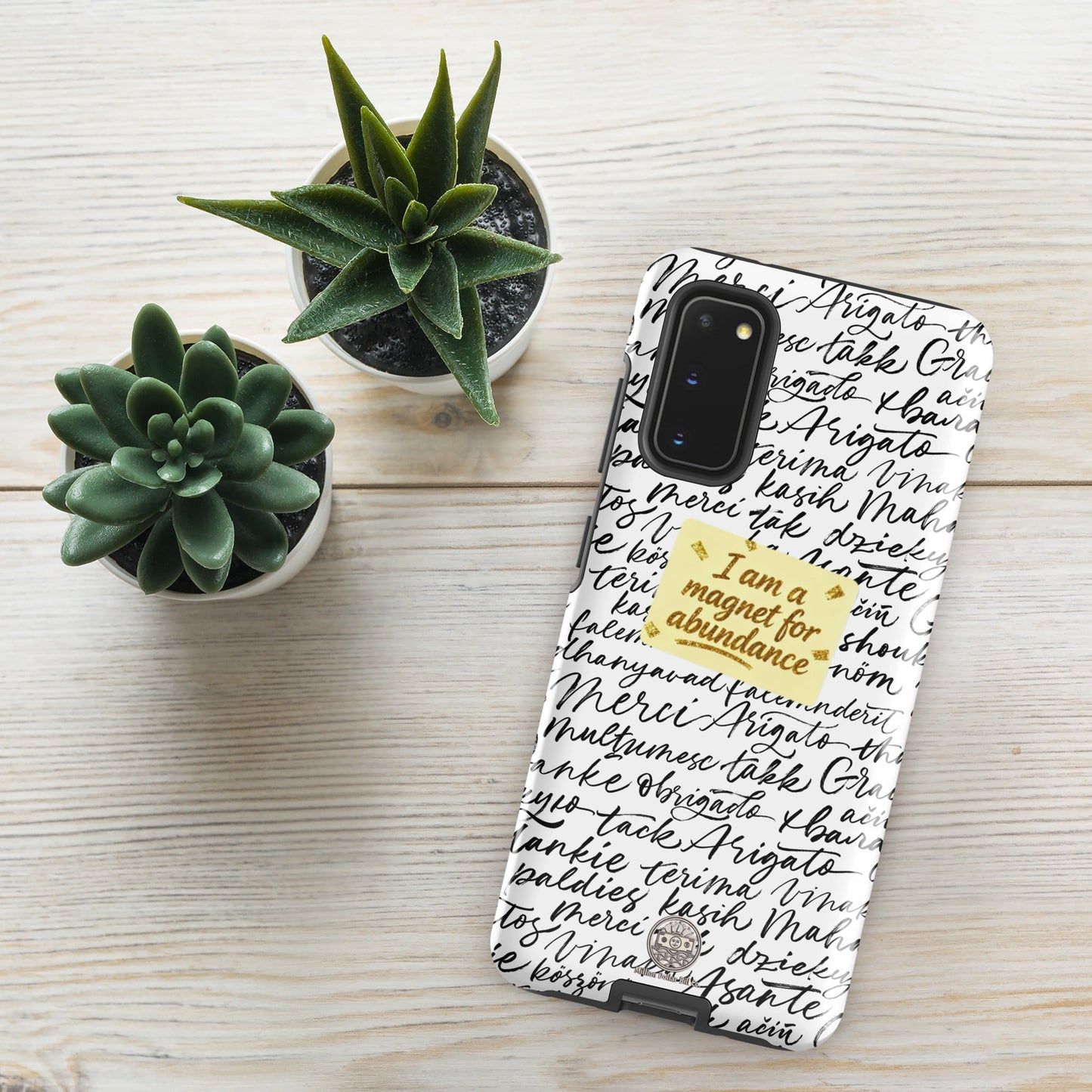 Funda resistente de gratitud magnética MDB Co. para Samsung®