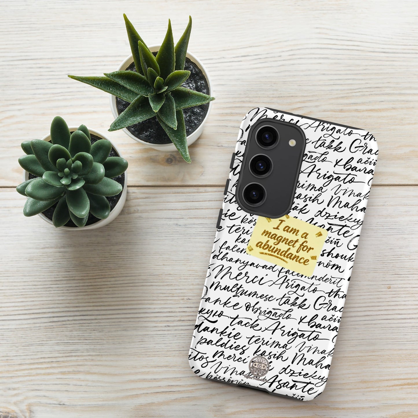 Funda resistente de gratitud magnética MDB Co. para Samsung®
