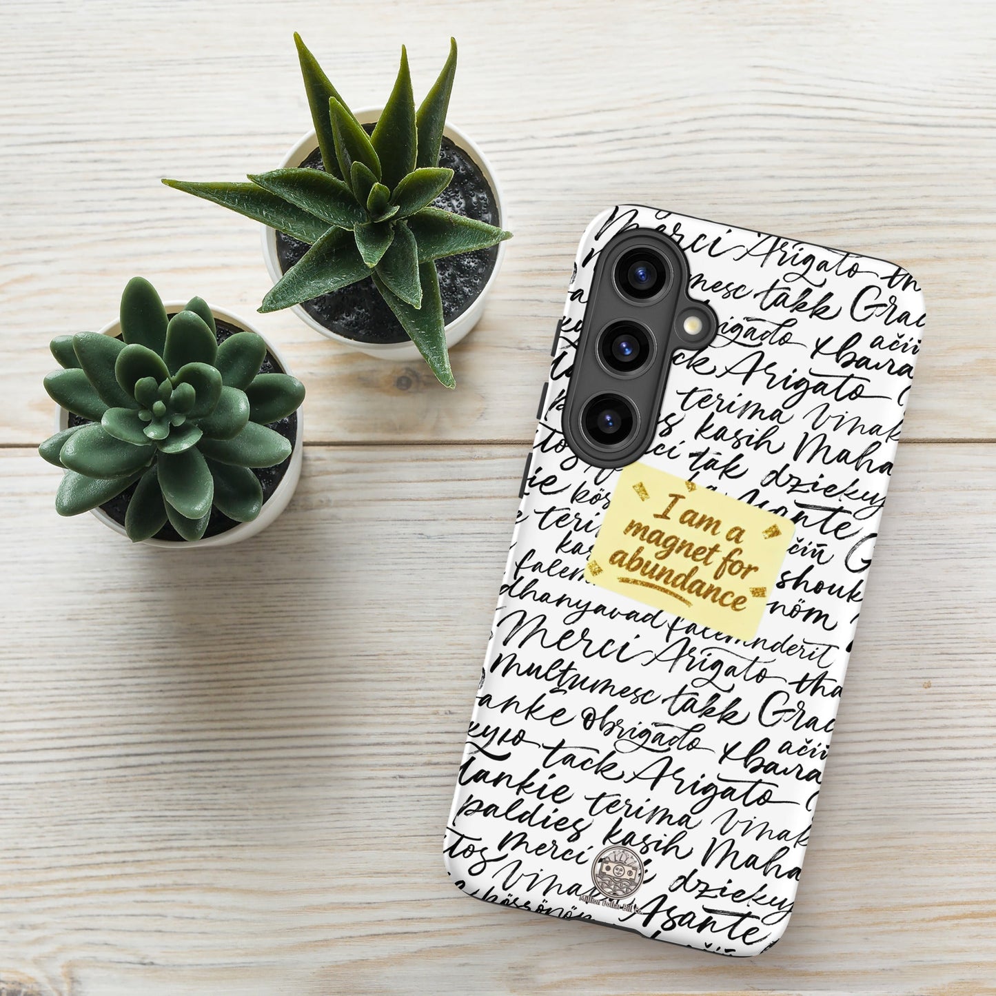 Funda resistente de gratitud magnética MDB Co. para Samsung®