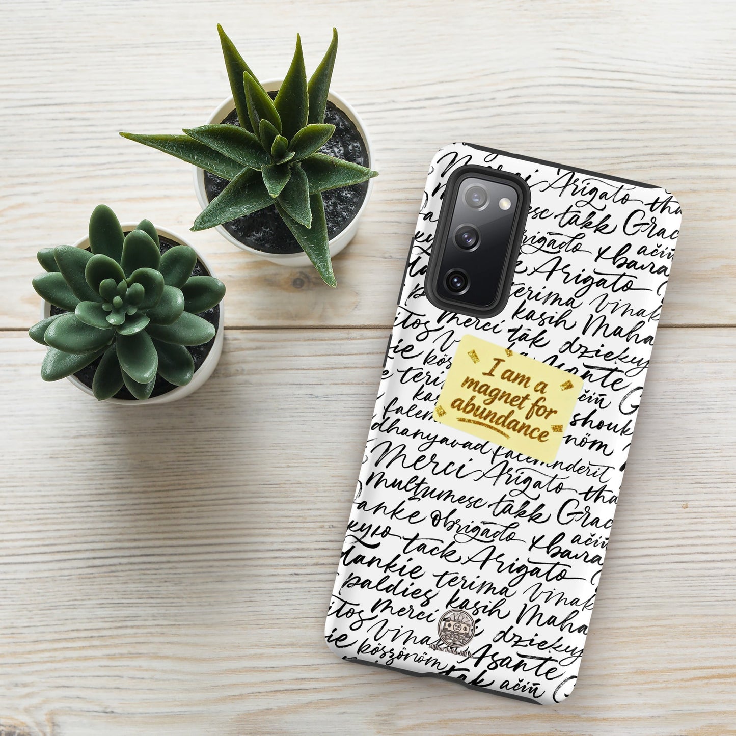 Funda resistente de gratitud magnética MDB Co. para Samsung®