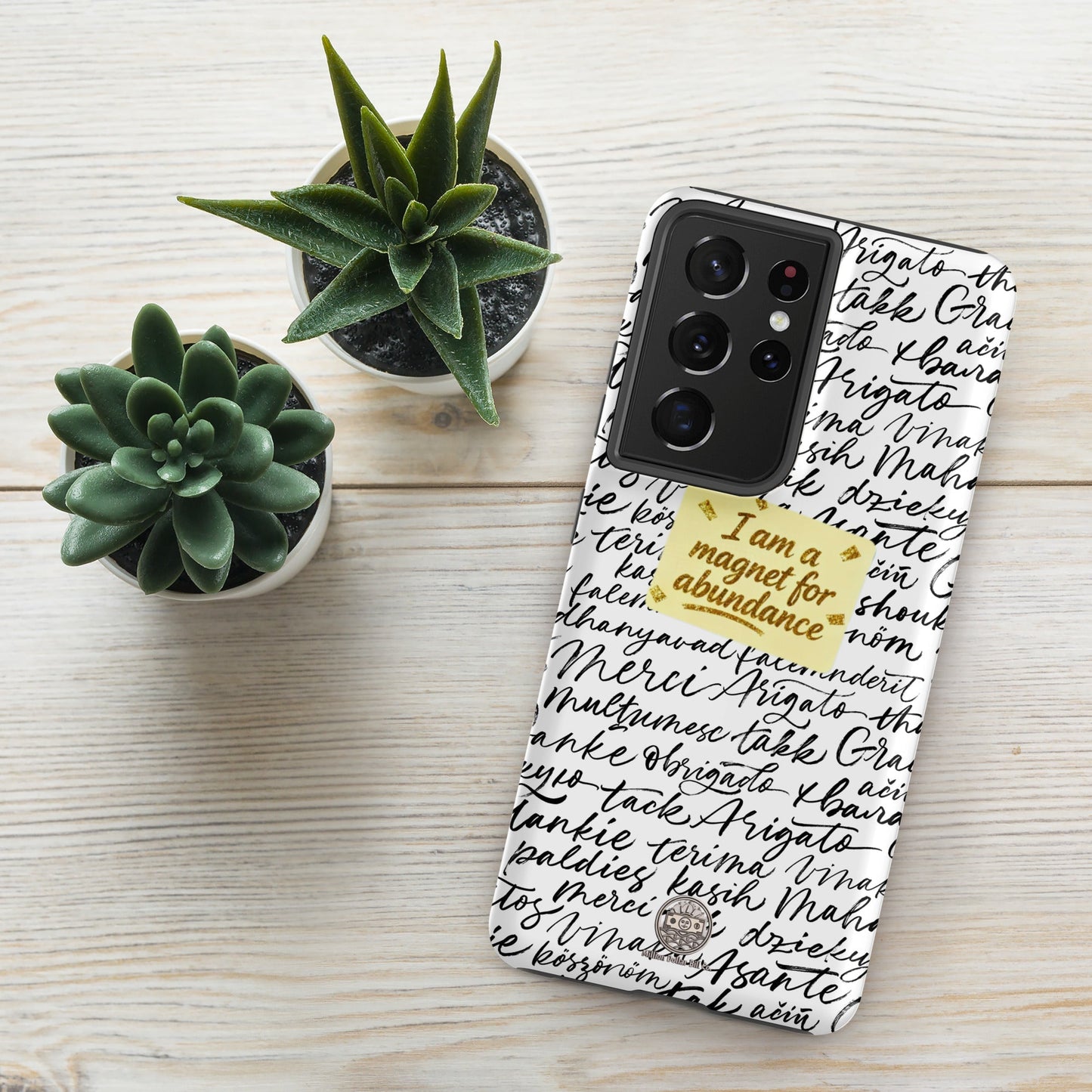 Funda resistente de gratitud magnética MDB Co. para Samsung®
