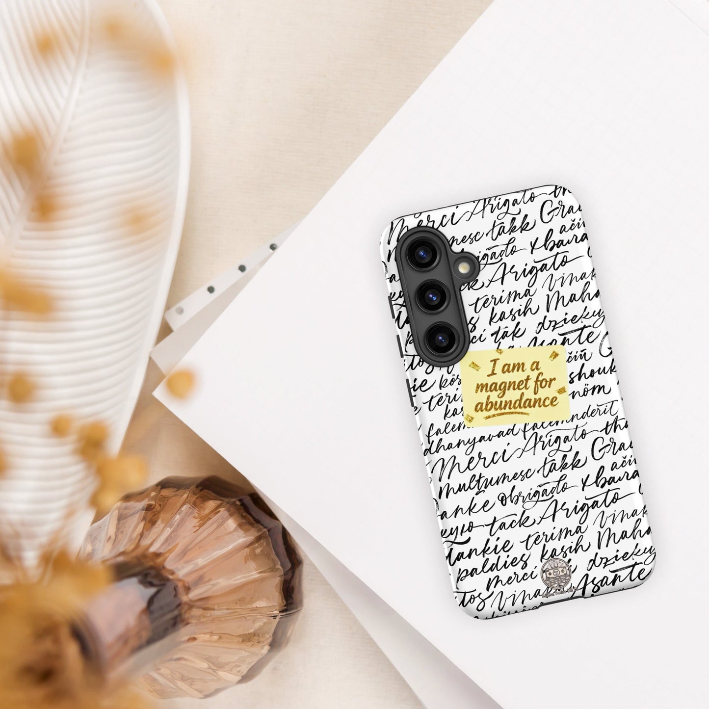 Funda resistente de gratitud magnética MDB Co. para Samsung®
