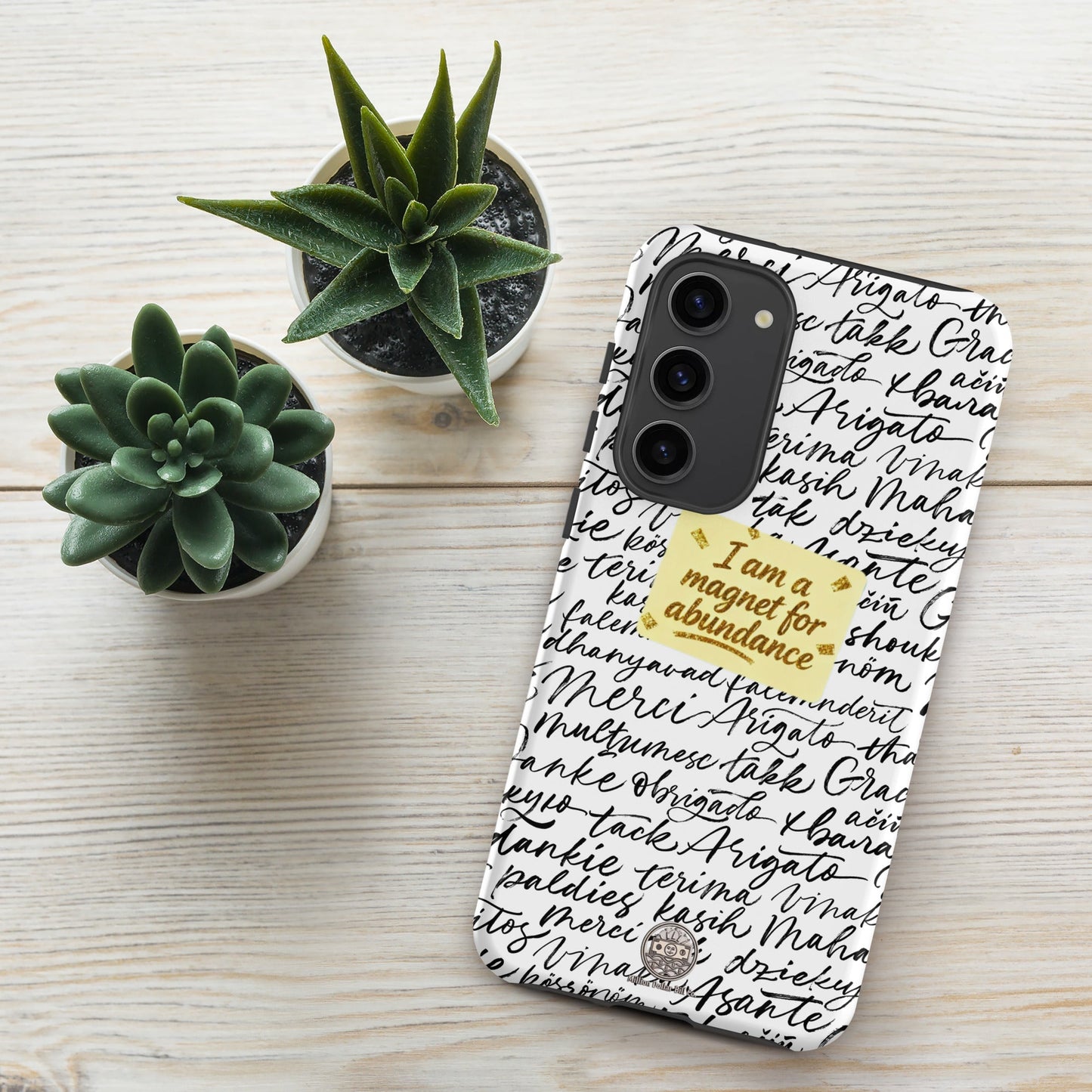 Funda resistente de gratitud magnética MDB Co. para Samsung®