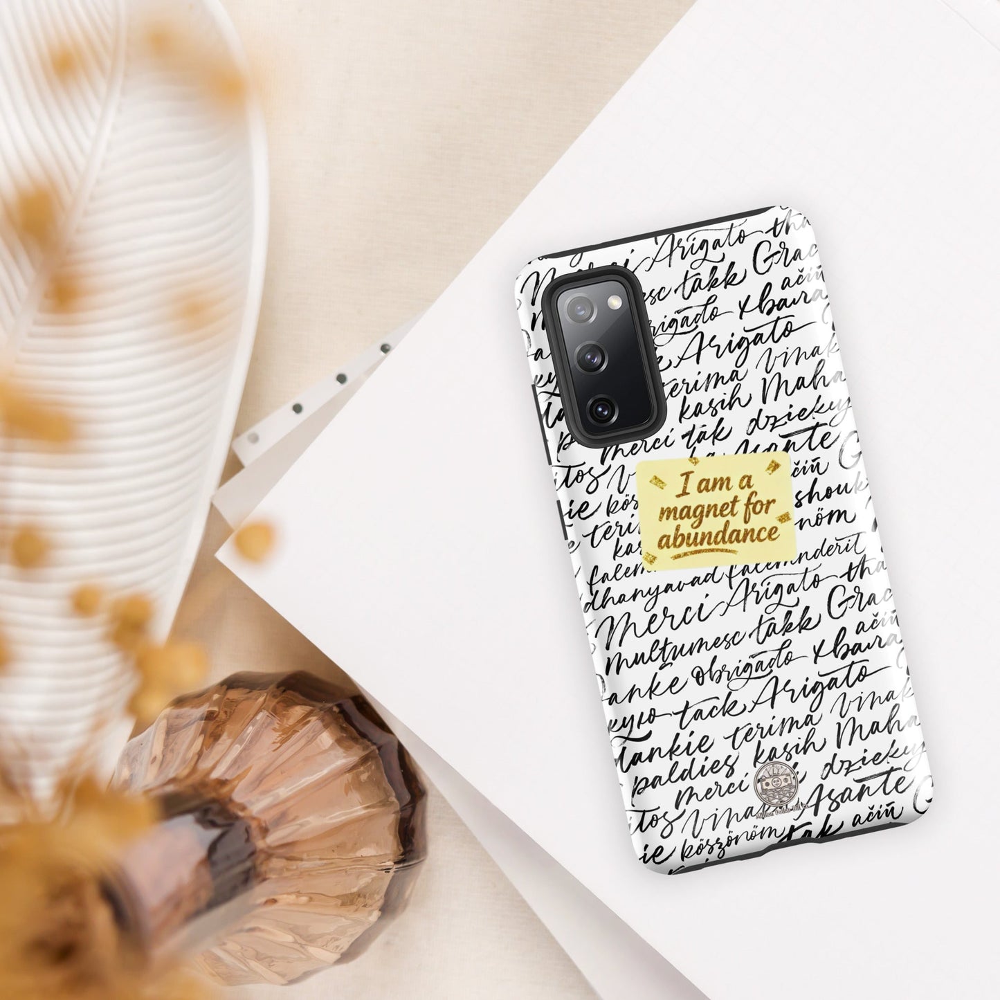 Funda resistente de gratitud magnética MDB Co. para Samsung®