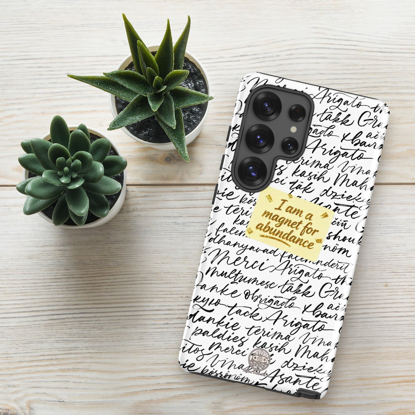 Funda resistente de gratitud magnética MDB Co. para Samsung®