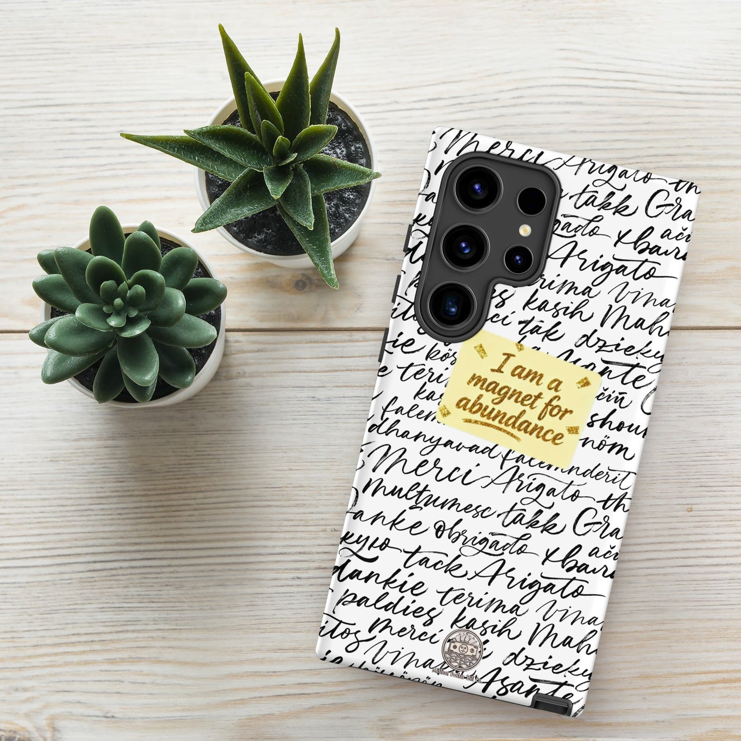 Funda resistente de gratitud magnética MDB Co. para Samsung®
