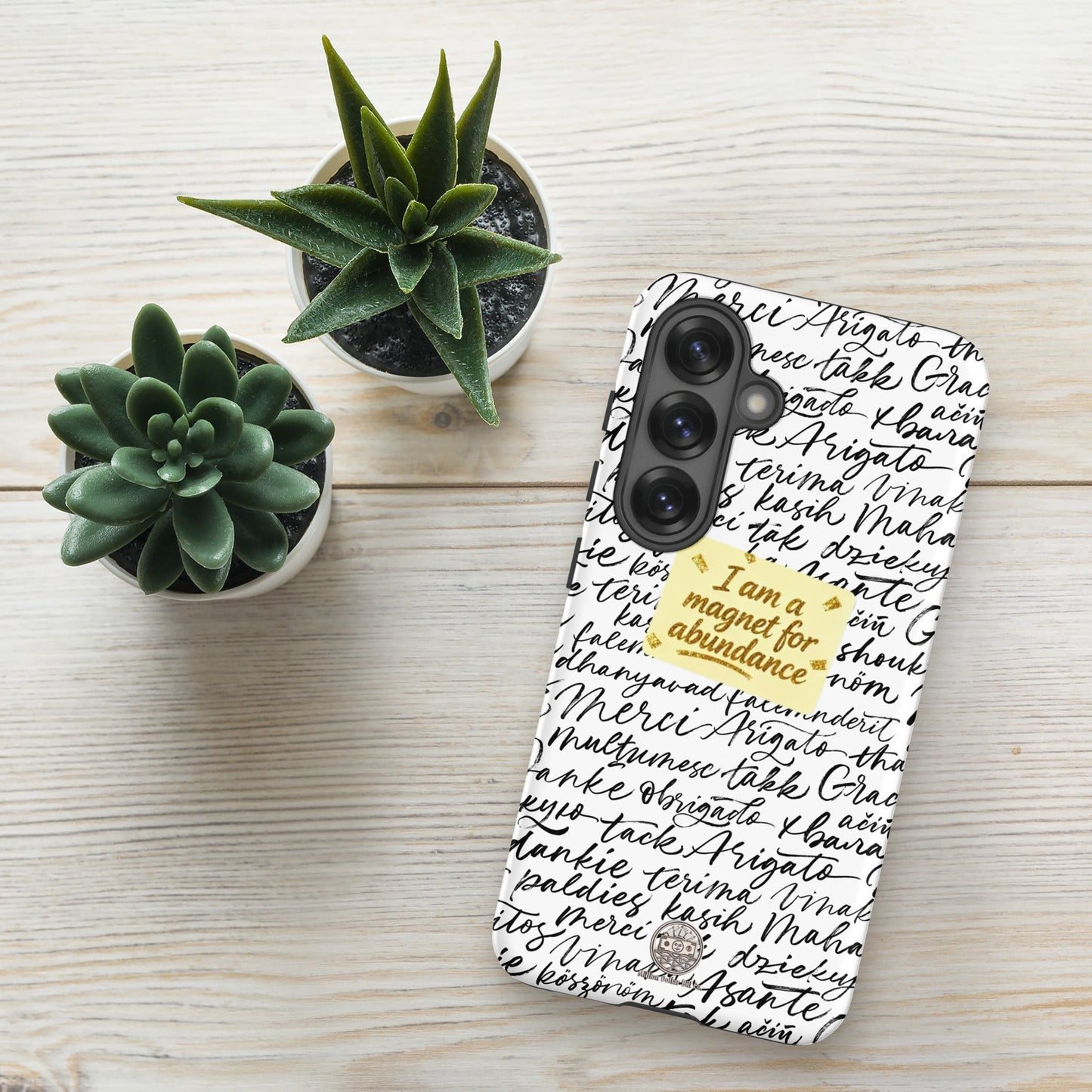 Funda resistente de gratitud magnética MDB Co. para Samsung®