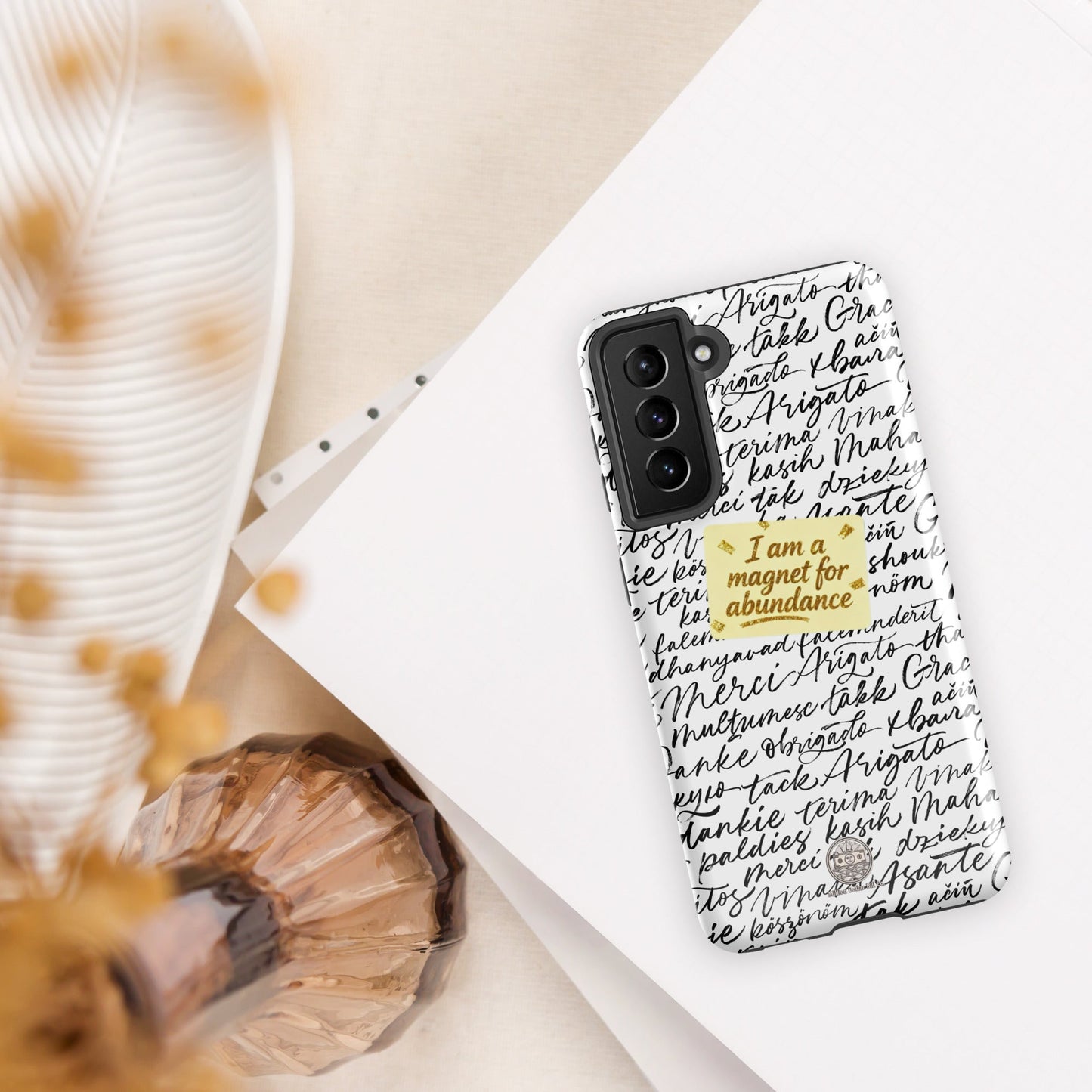 Funda resistente de gratitud magnética MDB Co. para Samsung®