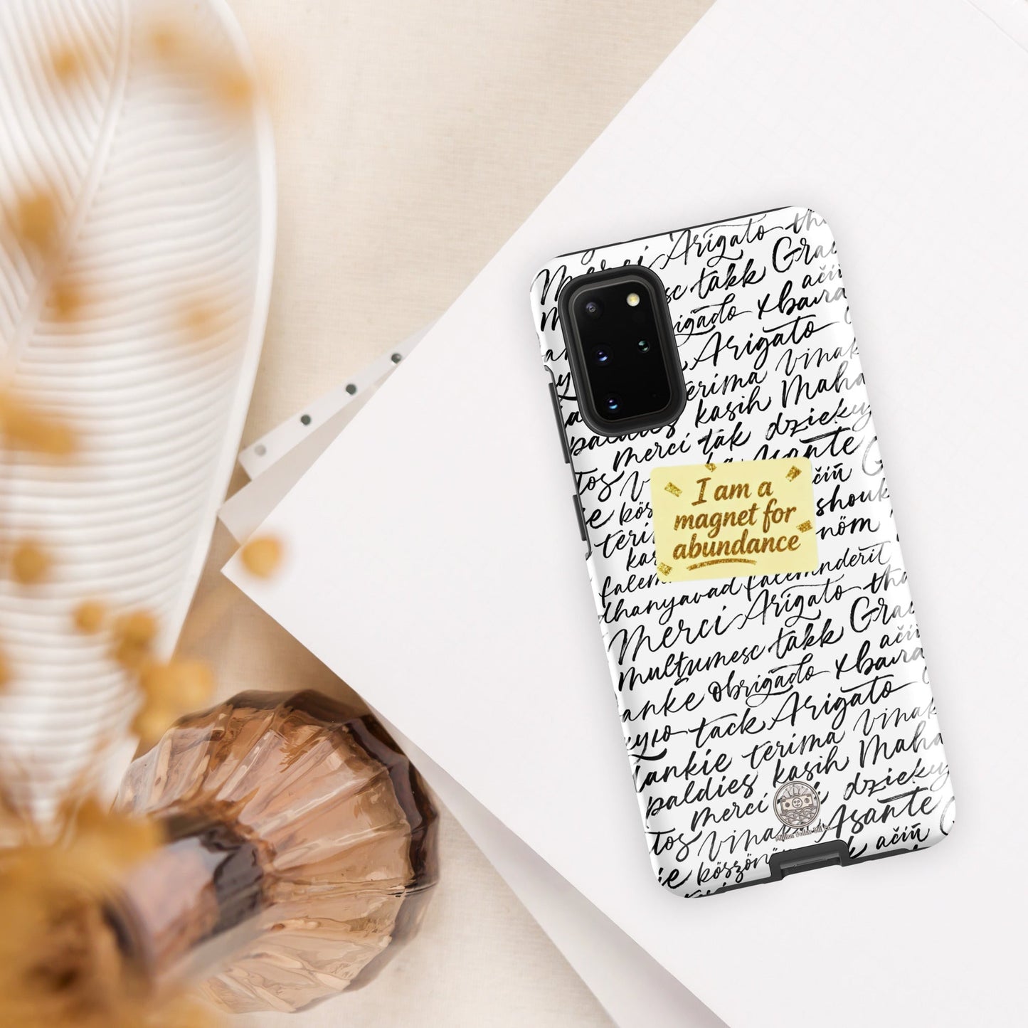 Funda resistente de gratitud magnética MDB Co. para Samsung®