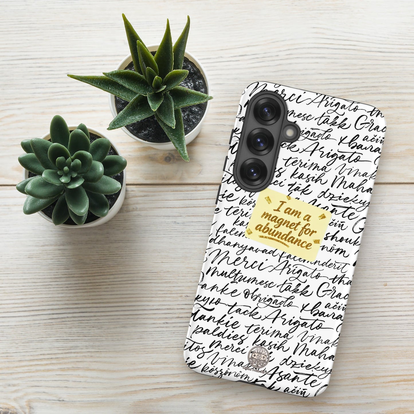 Funda resistente de gratitud magnética MDB Co. para Samsung®