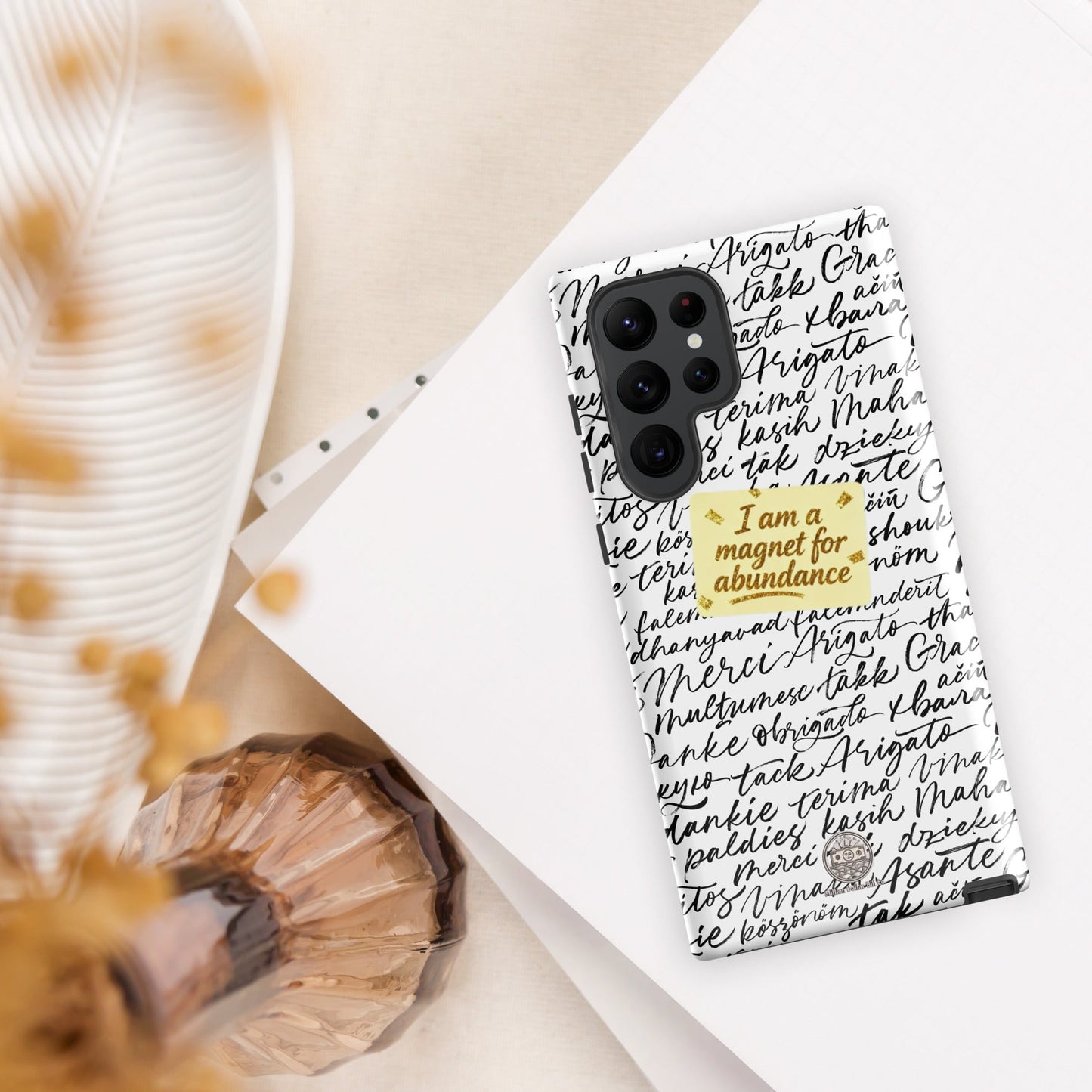 Funda resistente de gratitud magnética MDB Co. para Samsung®