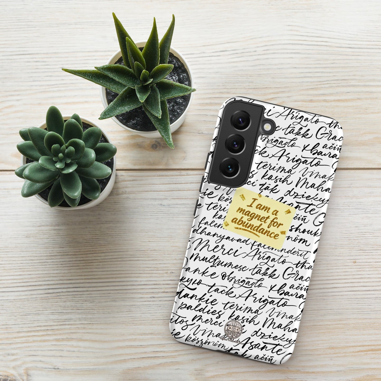 Funda resistente de gratitud magnética MDB Co. para Samsung®