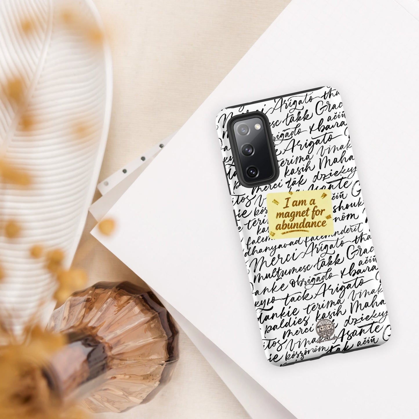 Funda resistente de gratitud magnética MDB Co. para Samsung®