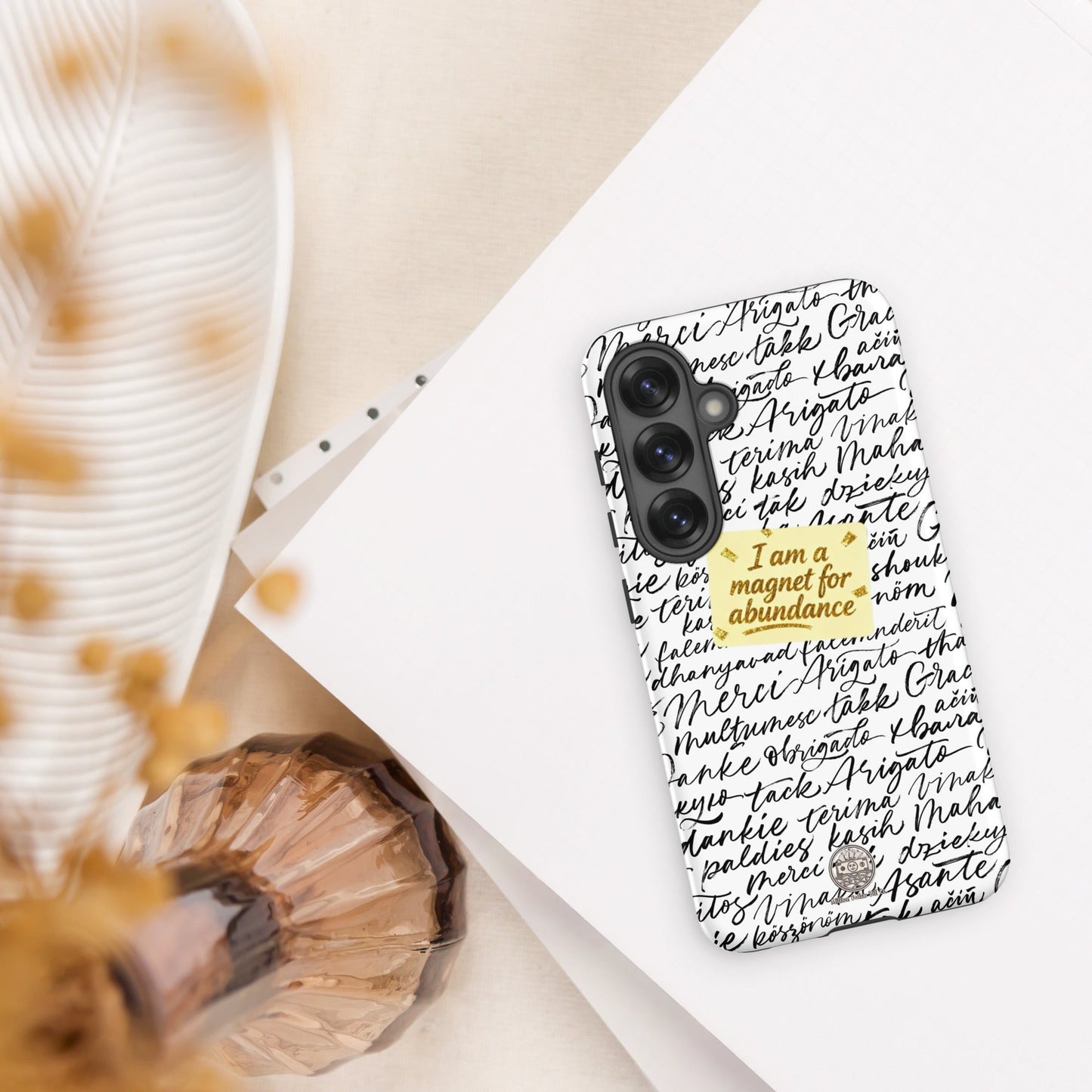 Funda resistente de gratitud magnética MDB Co. para Samsung®