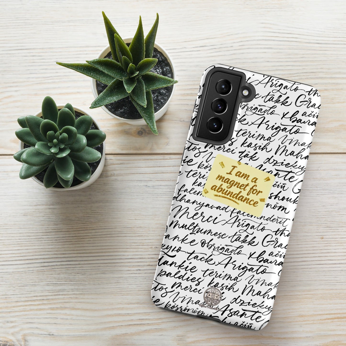 Funda resistente de gratitud magnética MDB Co. para Samsung®