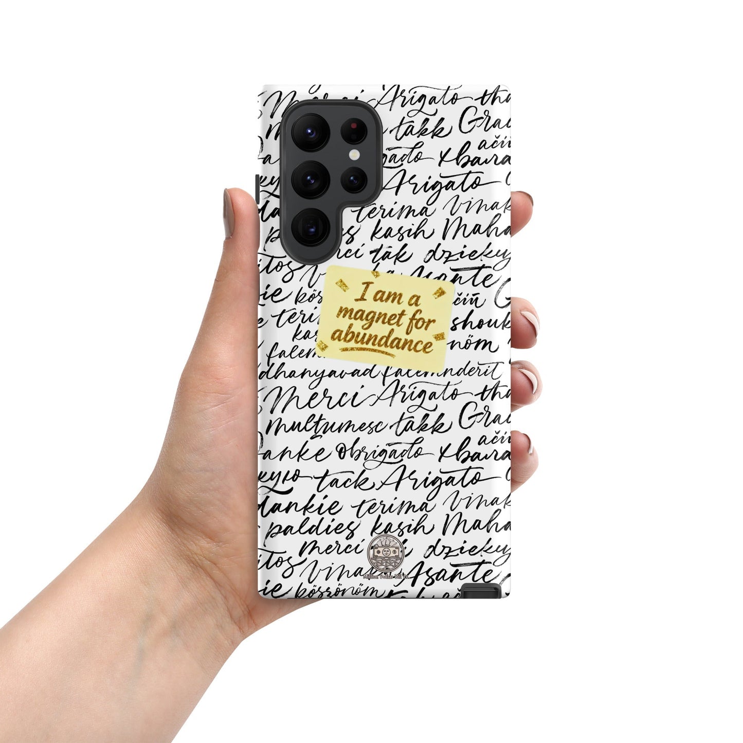 Funda resistente de gratitud magnética MDB Co. para Samsung®