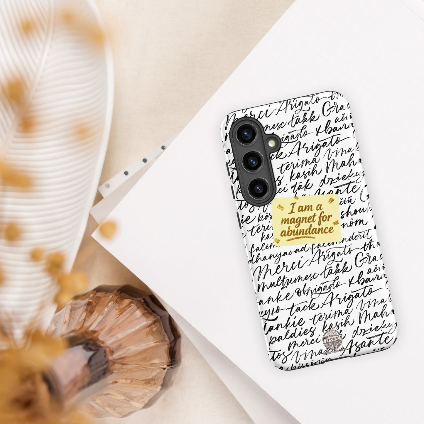 Funda resistente de gratitud magnética MDB Co. para Samsung®