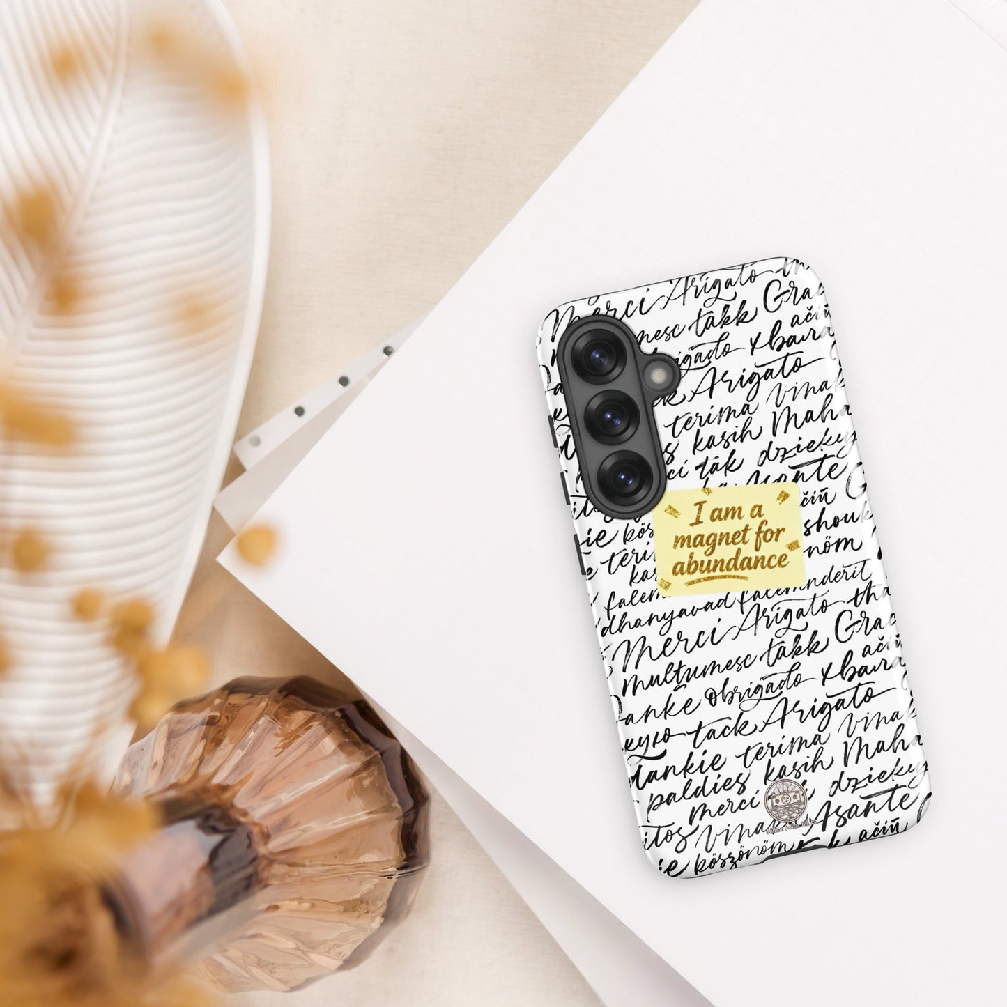 Funda resistente de gratitud magnética MDB Co. para Samsung®