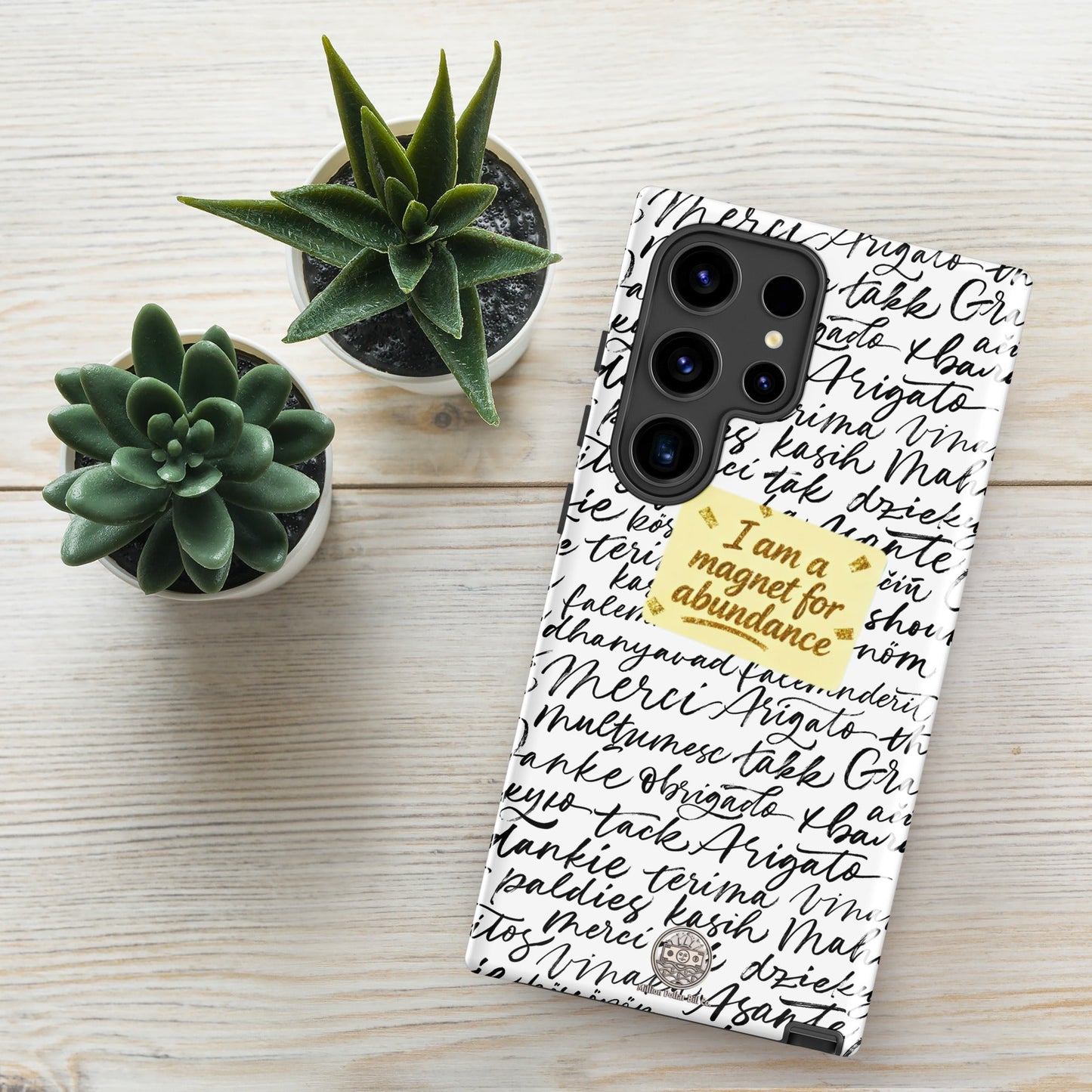 Funda resistente de gratitud magnética MDB Co. para Samsung®